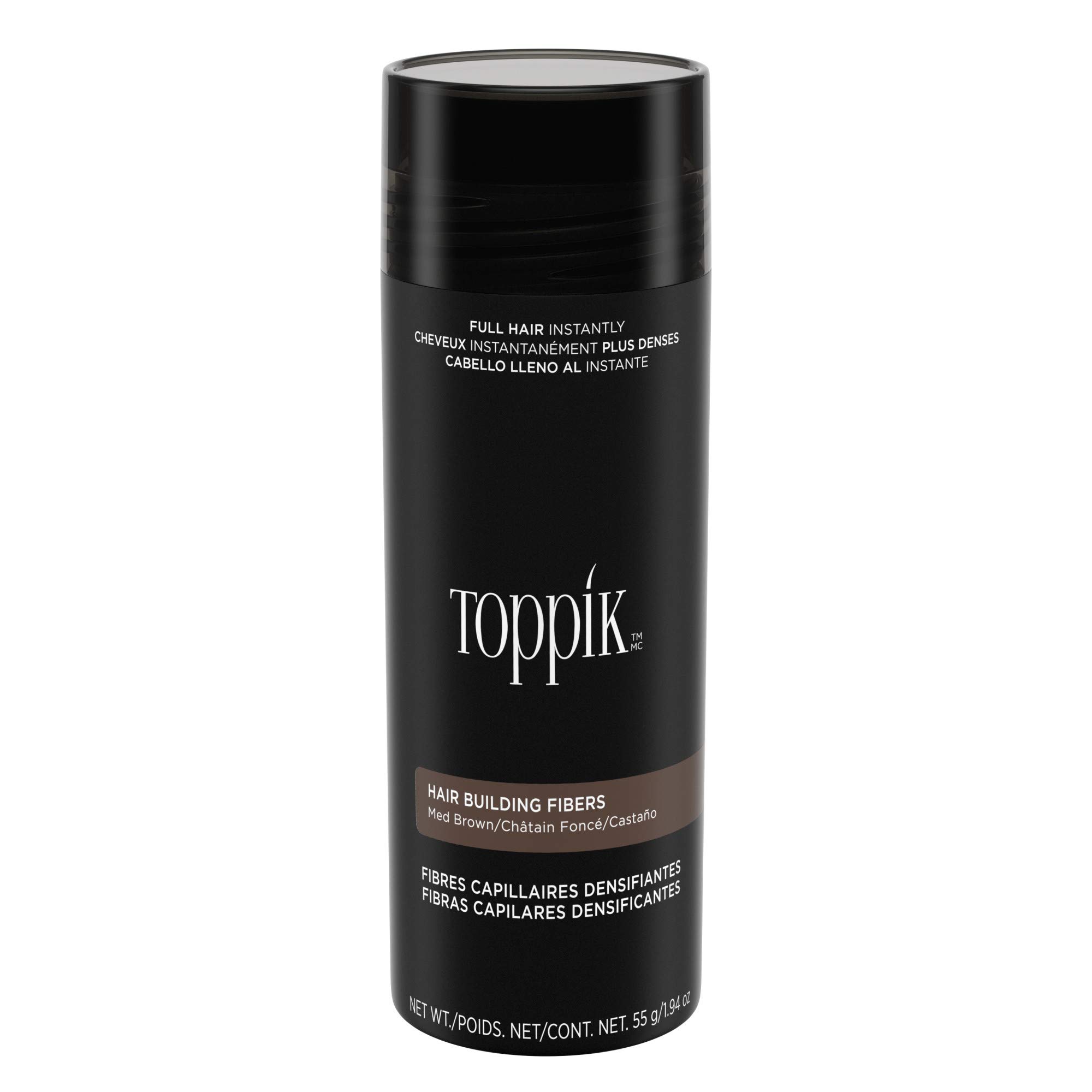 Foto 2 pulgar | Hair Building Fibers Toppik Medium Brown 55 G para Hombres Y Mujeres - Venta Internacional