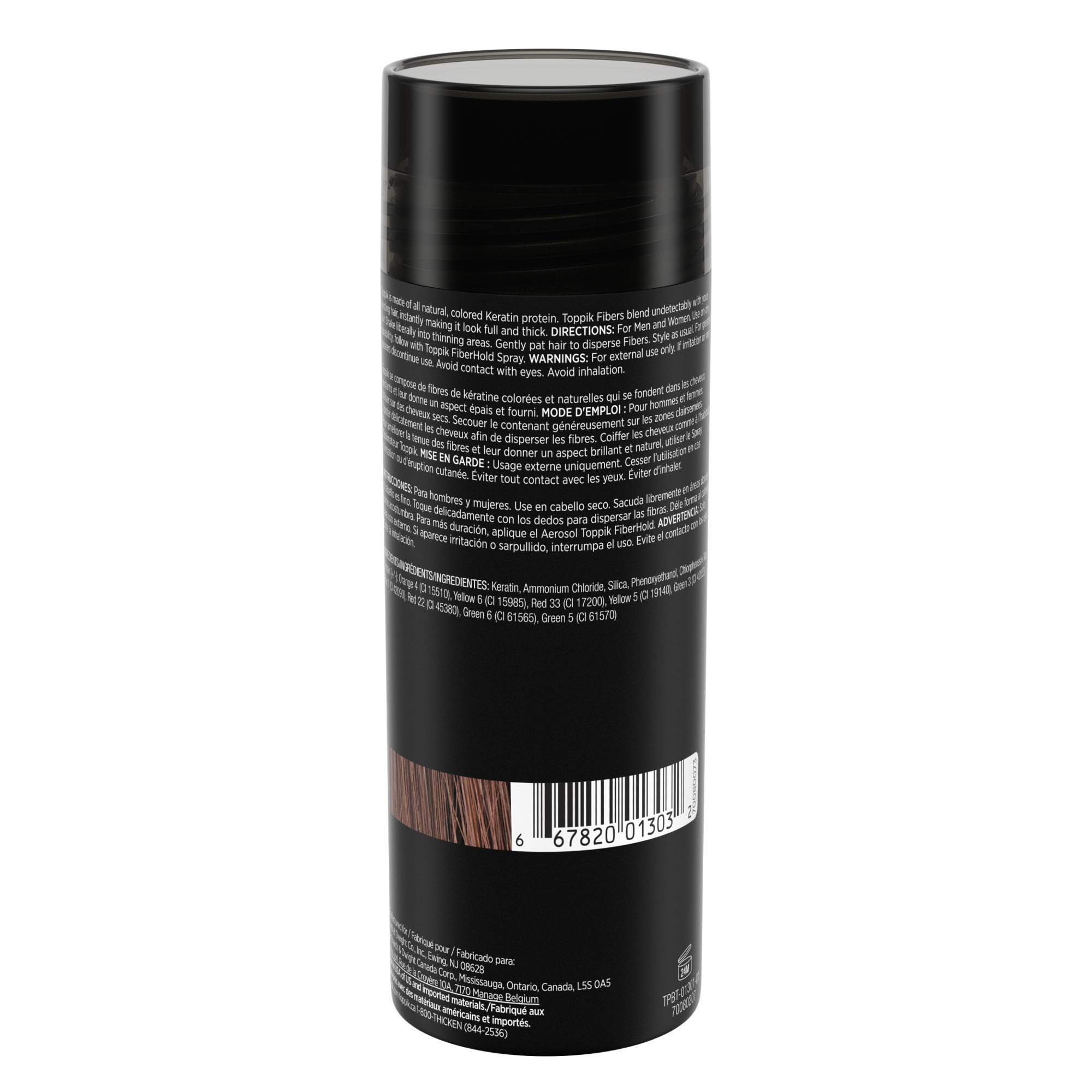 Foto 3 pulgar | Hair Building Fibers Toppik Medium Brown 55 G para Hombres Y Mujeres - Venta Internacional