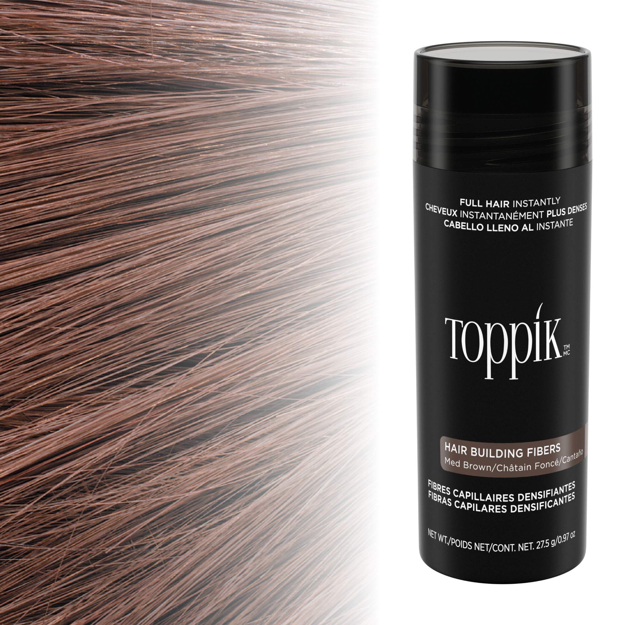 Foto 4 pulgar | Hair Building Fibers Toppik Medium Brown 55 G para Hombres Y Mujeres - Venta Internacional