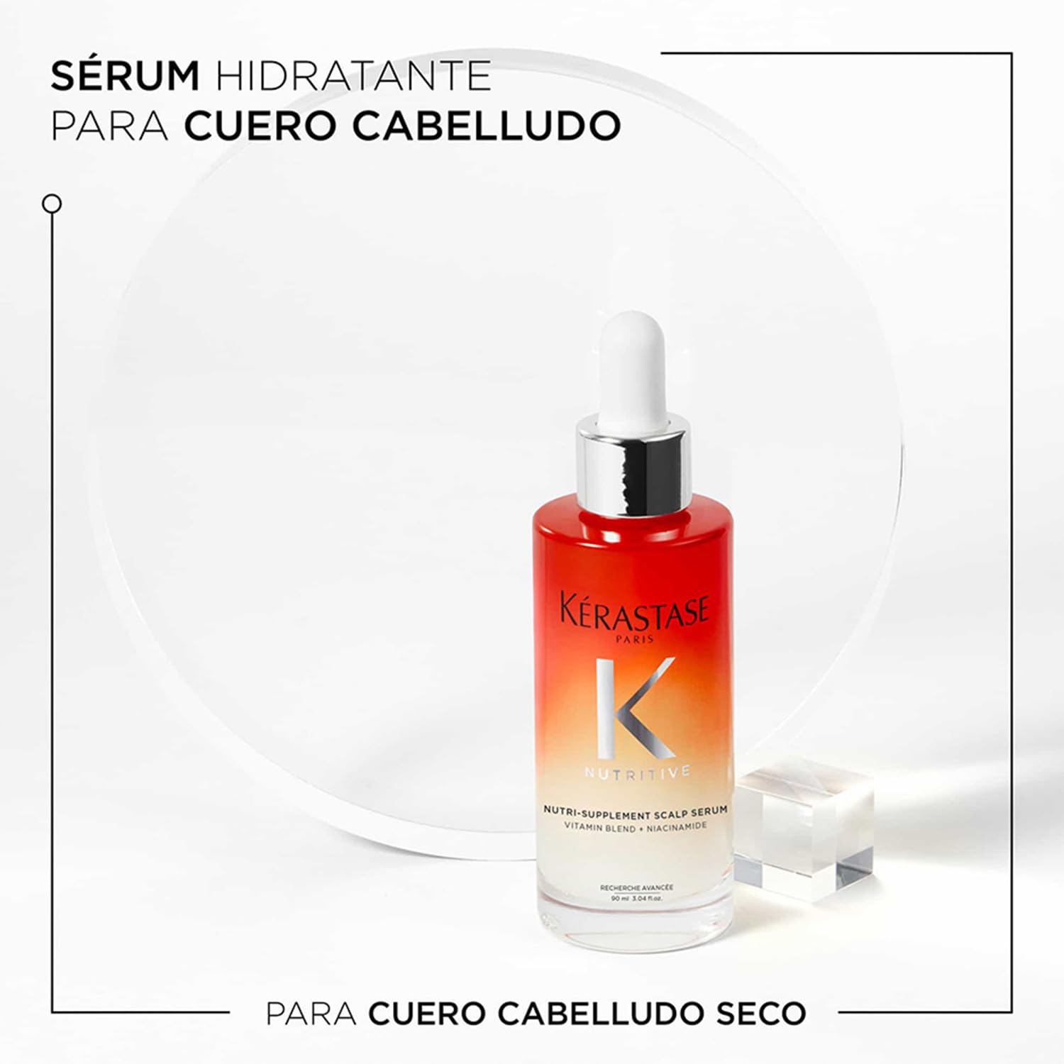 Foto 3 pulgar | Sérum Para Cuero Cabelludo Kérastase, Suplemento Nutritivo, 90 Ml - Venta Internacional.