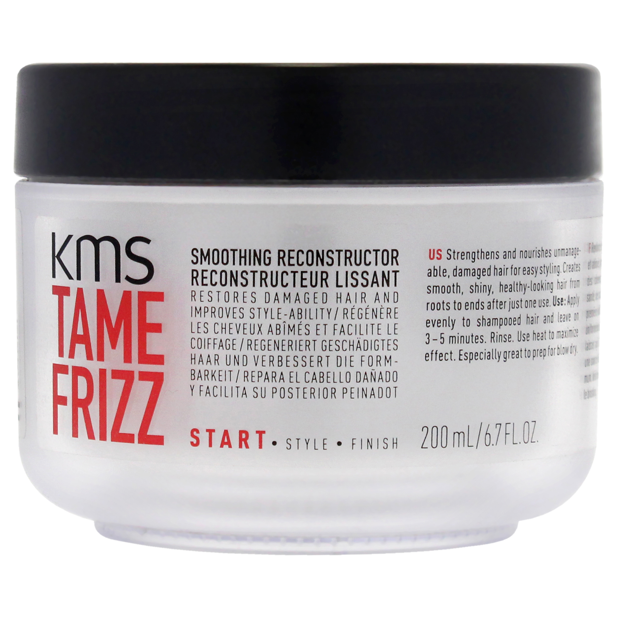 Tratamiento Capilar Kms Tame Frizz Smoothing Reconstructor 200 Ml - Venta Internacional.