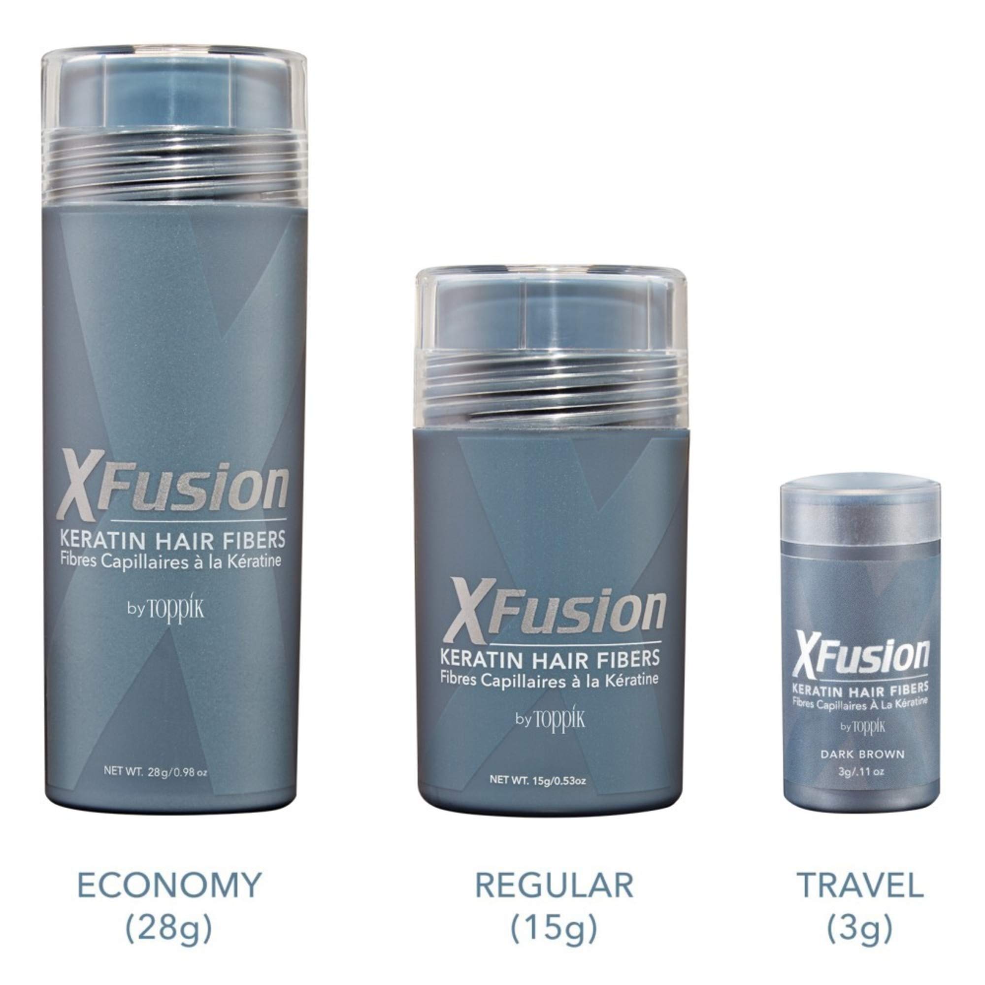 Foto 5 | Hair Fibers Xfusion Keratin Black 28g - Venta Internacional.