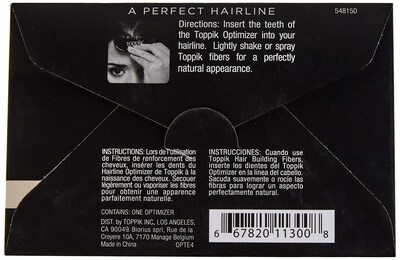 Foto 3 | Hairline Optimizer Toppik, Paquete De 1 - Venta Internacional.
