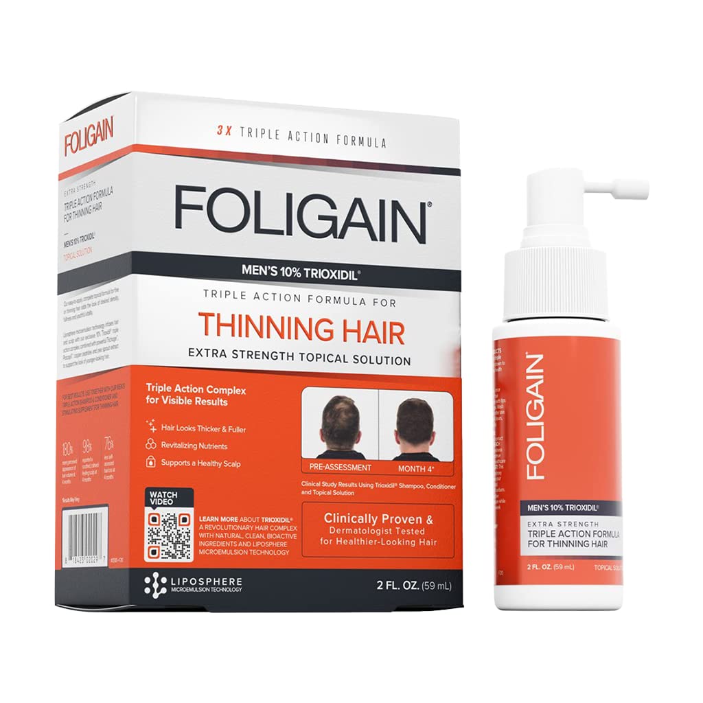 Cuidado del Cabello Foligain Triple Acción Voluminizador 60 Ml para Hombres - Venta Internacional