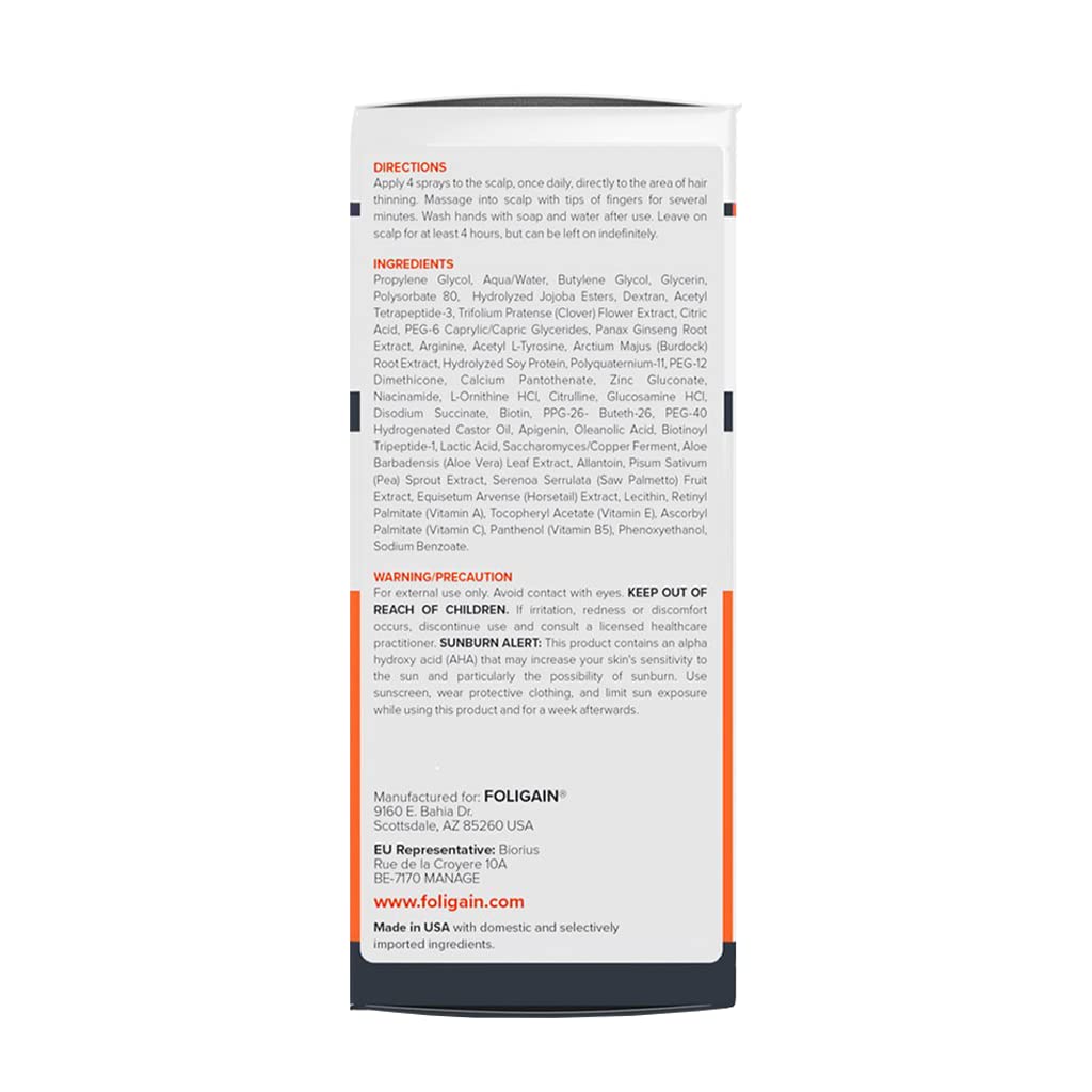 Foto 4 pulgar | Cuidado del Cabello Foligain Triple Acción Voluminizador 60 Ml para Hombres - Venta Internacional