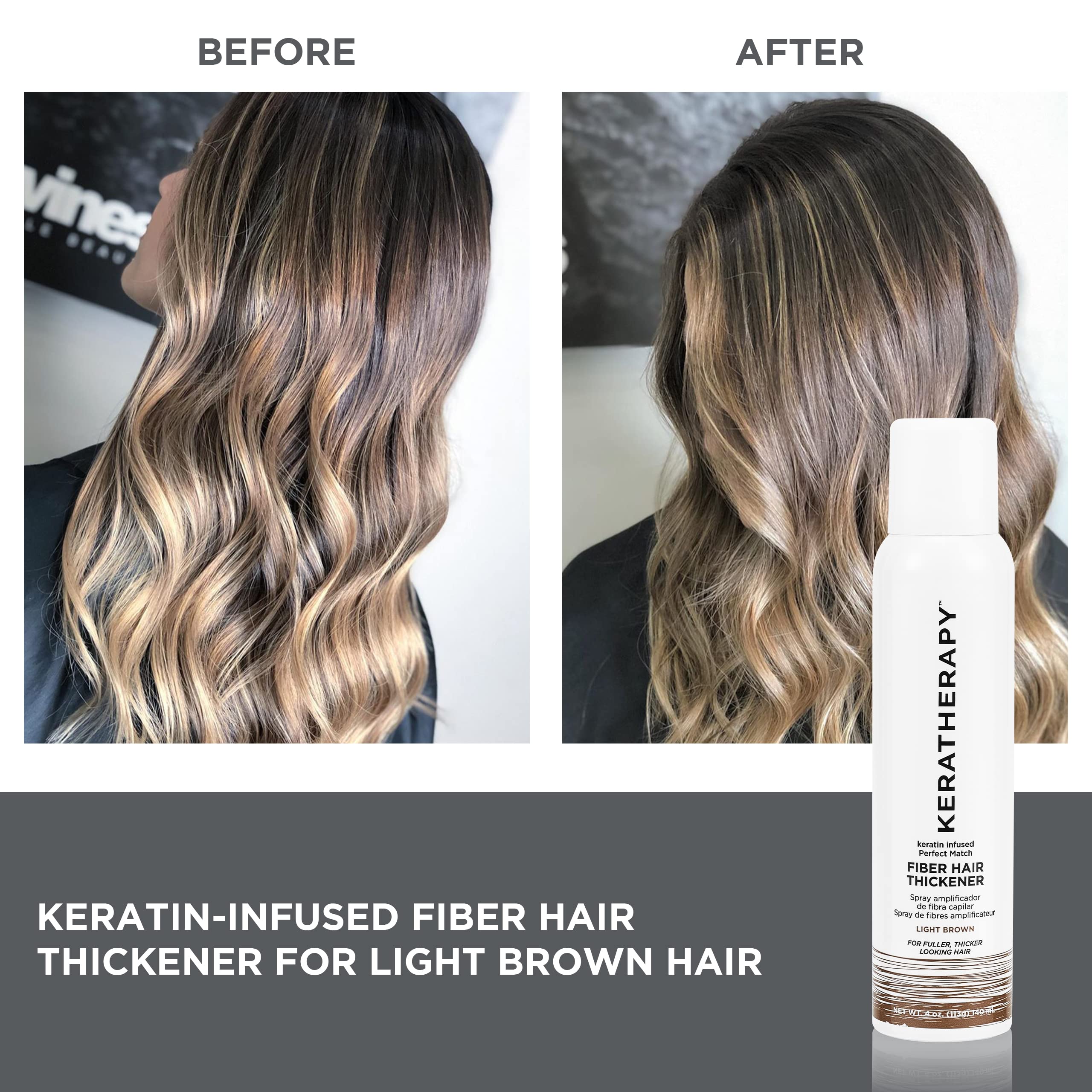 Foto 4 pulgar | Espray Espesante Para El Cabello Keratherapy Perfect Match 140 Ml - Venta Internacional.