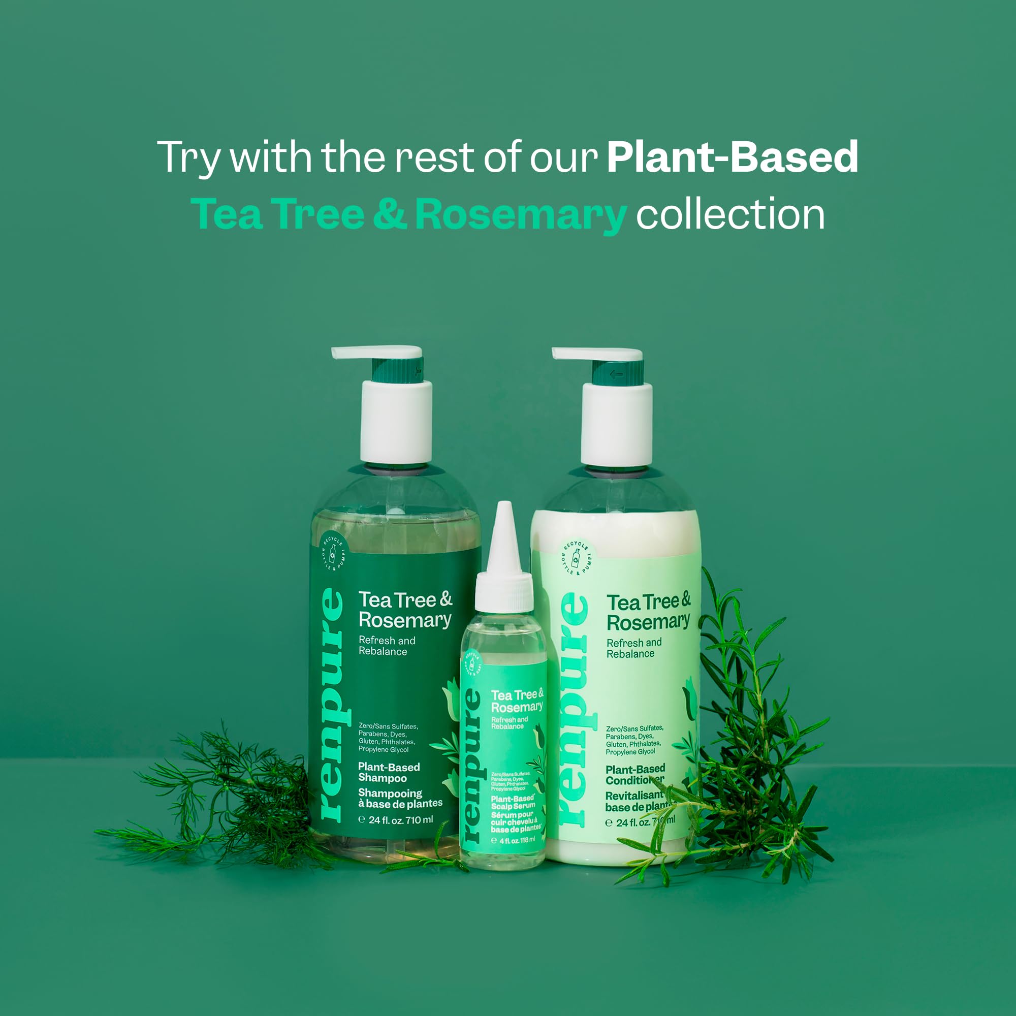 Foto 7 pulgar | Sérum Para Cuero Cabelludo Renpure Tea Tree & Rosemary 120 Ml Para Cabello Graso - Venta Internacional.