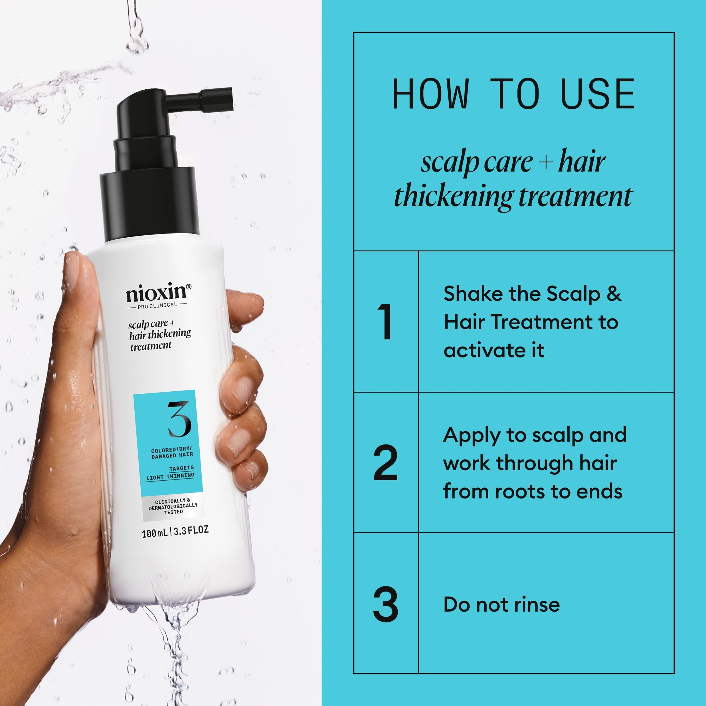 Foto 8 pulgar | Sérum De Tratamiento Nioxin System 3 Para Espesar El Cuero Cabelludo Y El Cabello, 100 Ml - Venta Internacional.