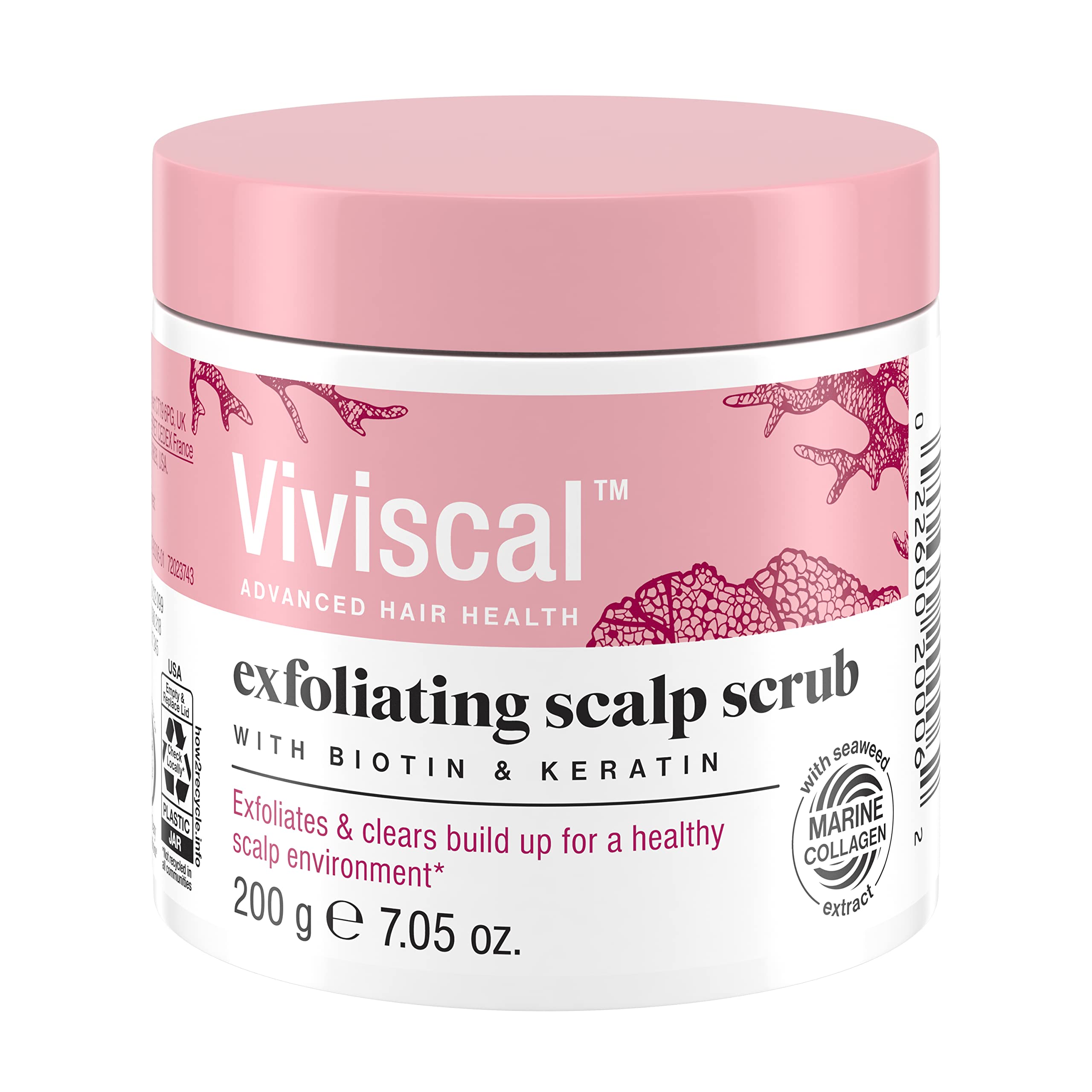 Exfoliante Para Cuero Cabelludo Viviscal Con Biotina Y Queratina 200 G - Venta Internacional.