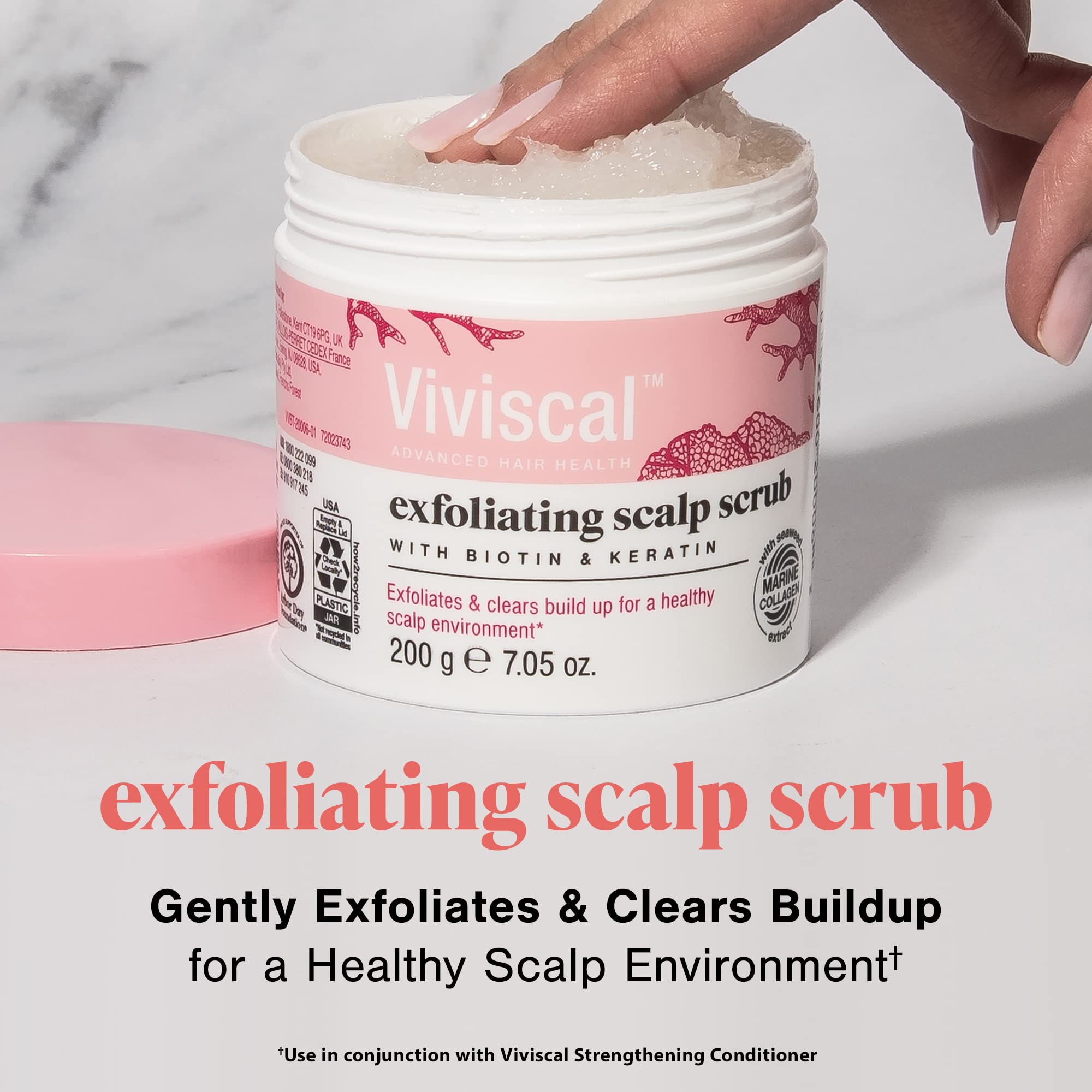 Foto 3 pulgar | Exfoliante Para Cuero Cabelludo Viviscal Con Biotina Y Queratina 200 G - Venta Internacional.