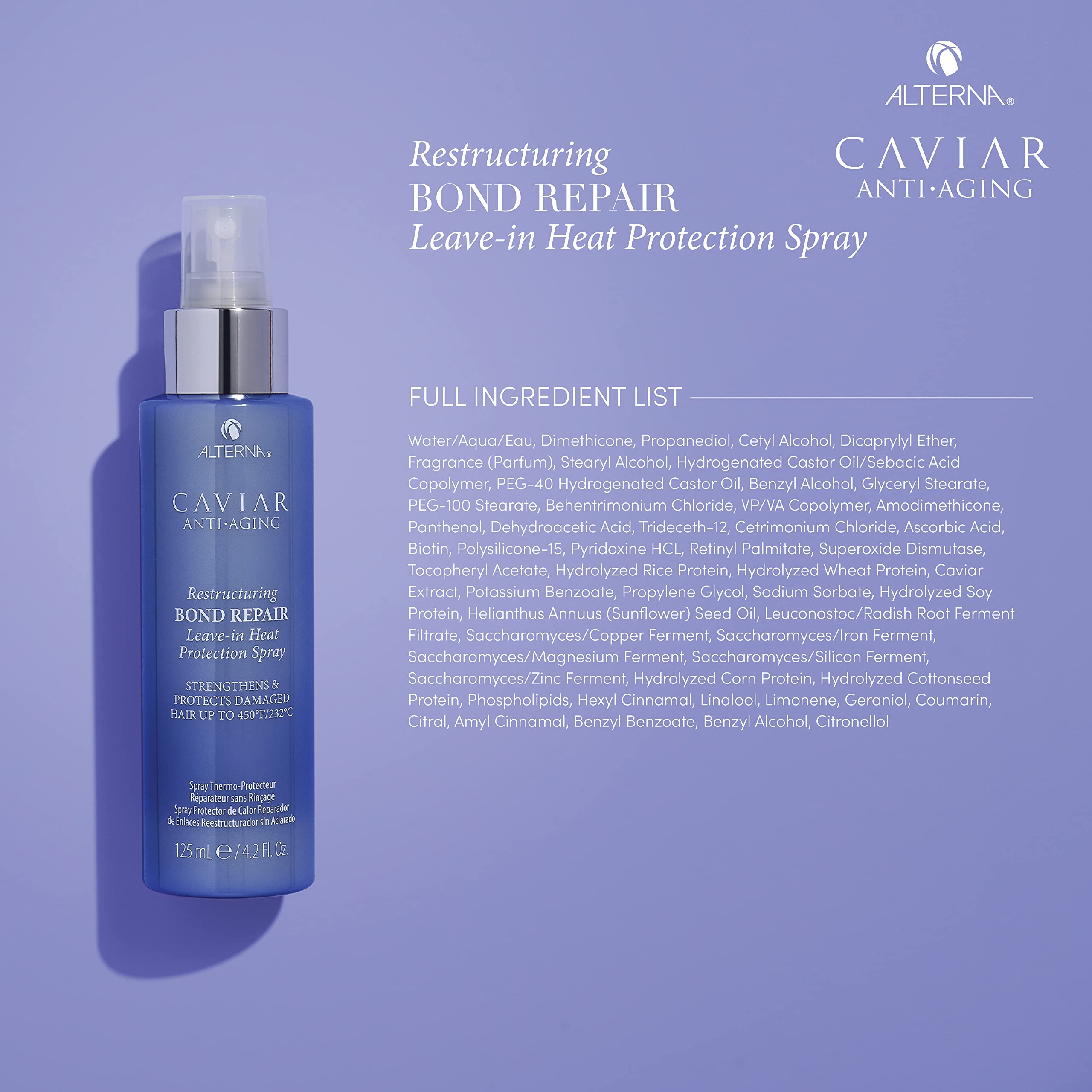 Foto 5 pulgar | Spray De Protección Contra El Calor Alterna Caviar Antiedad 125ml - Venta Internacional.