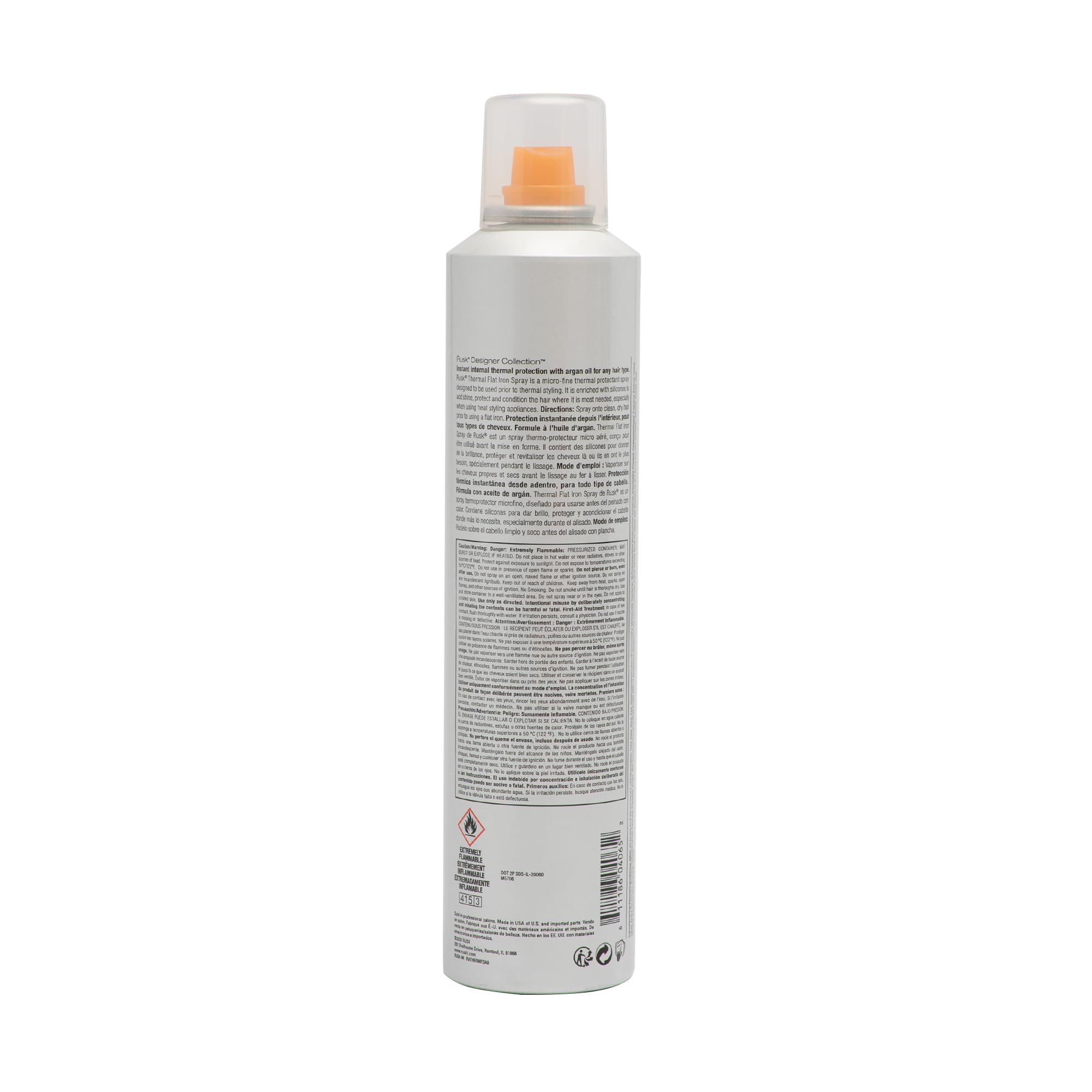 Foto 3 pulgar | Spray Térmico Para Plancha Rusk Designer Collection Con Argán, 240 Ml - Venta Internacional.