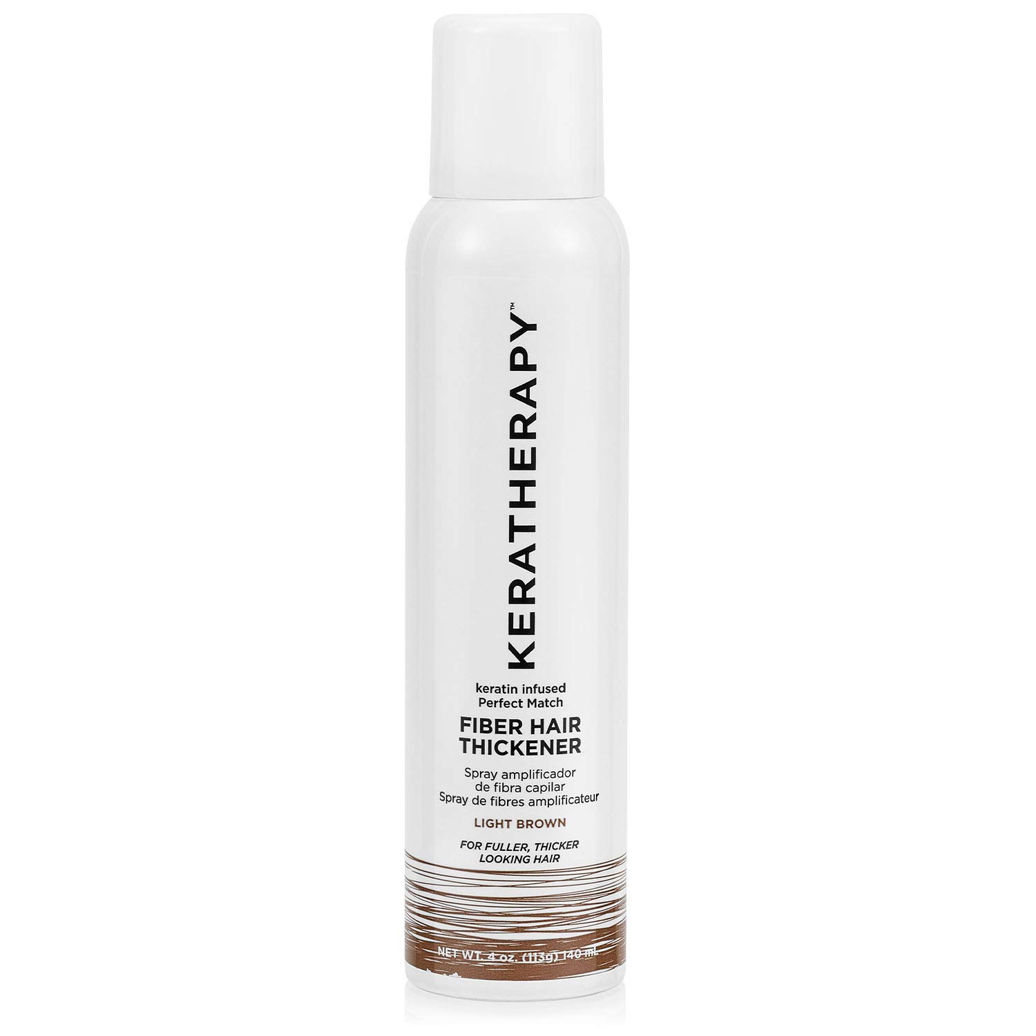 Espray Espesante Para El Cabello Keratherapy Perfect Match Light Brown - Venta Internacional.