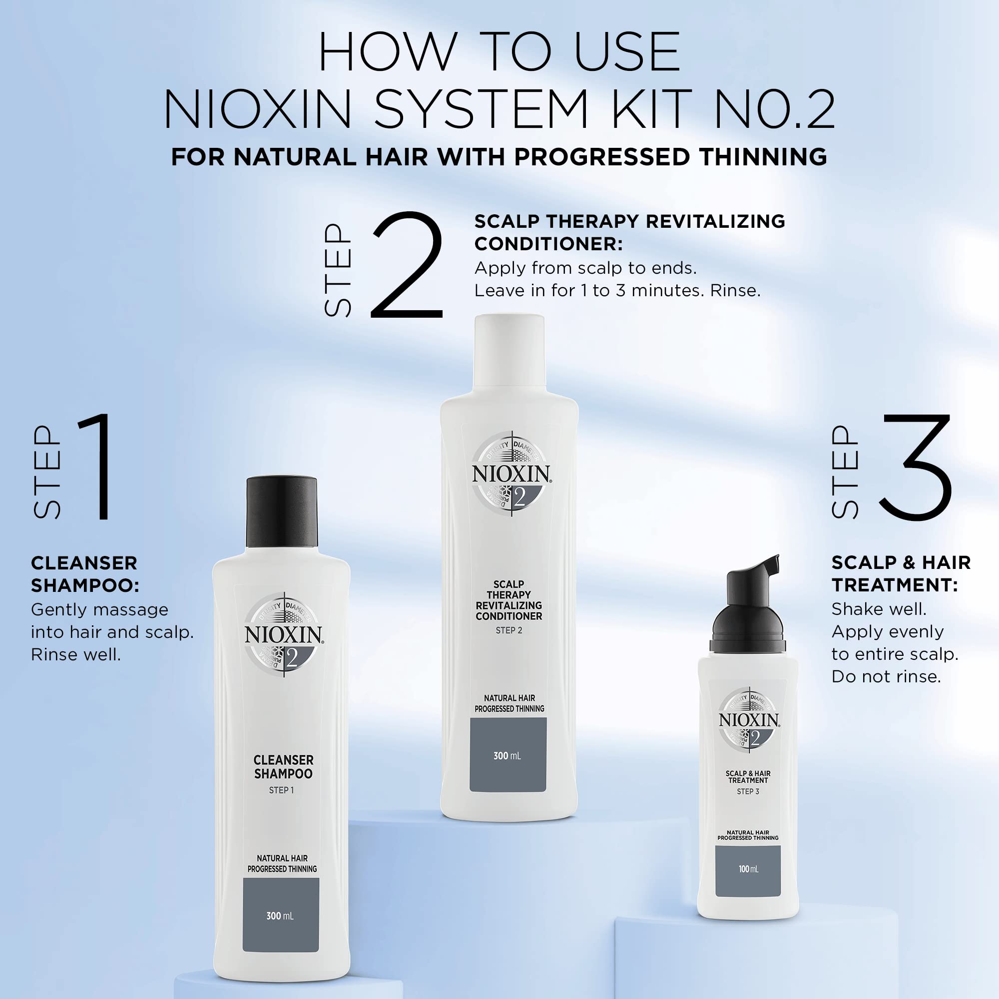 Foto 6 pulgar | Tratamiento Para Cuero Cabelludo Y Cabello Nioxin System 2, 200 Ml, Para Adelgazar - Venta Internacional.