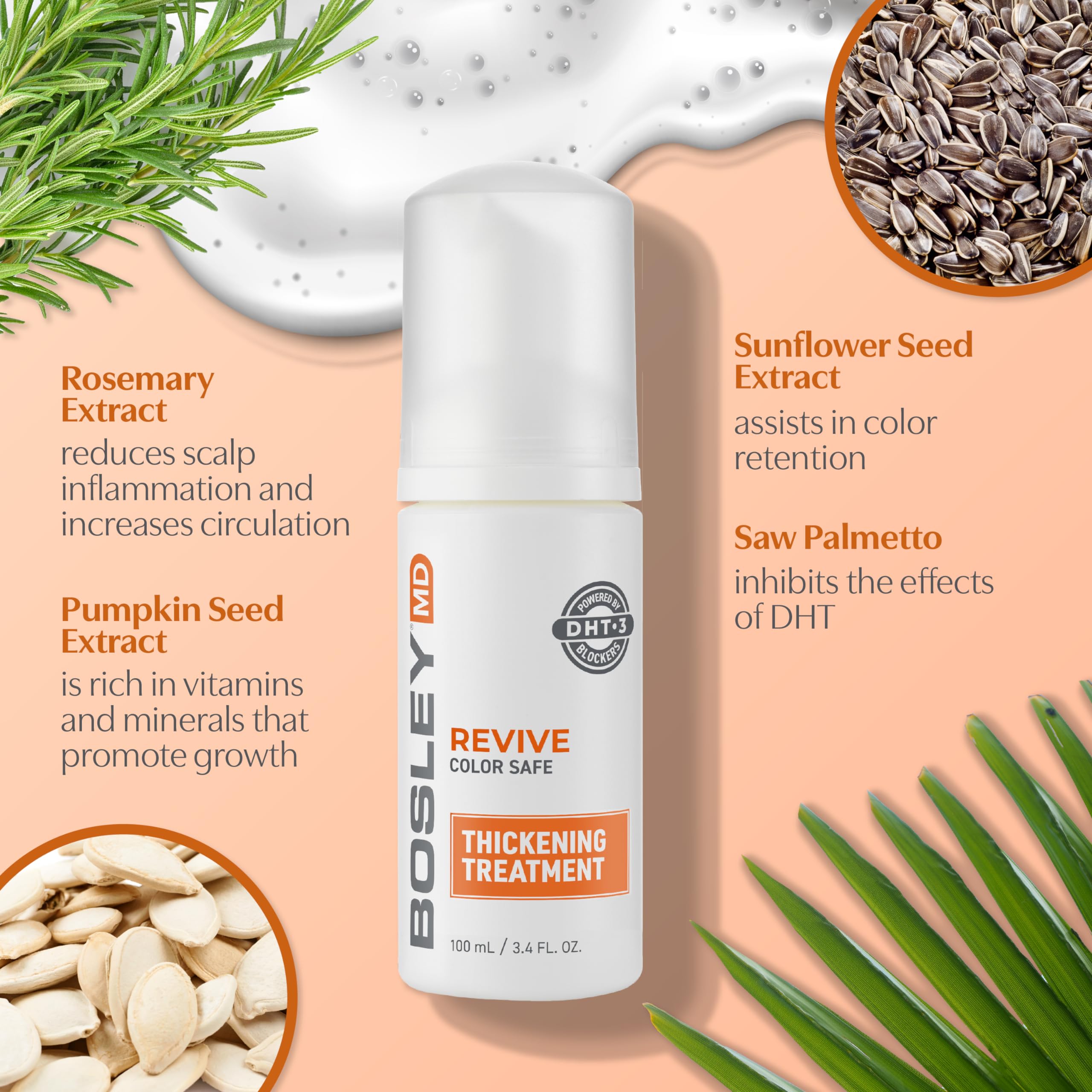 Foto 6 pulgar | Tratamiento Espesante Bosleymd Revive Color Safe 100 Ml - Venta Internacional.