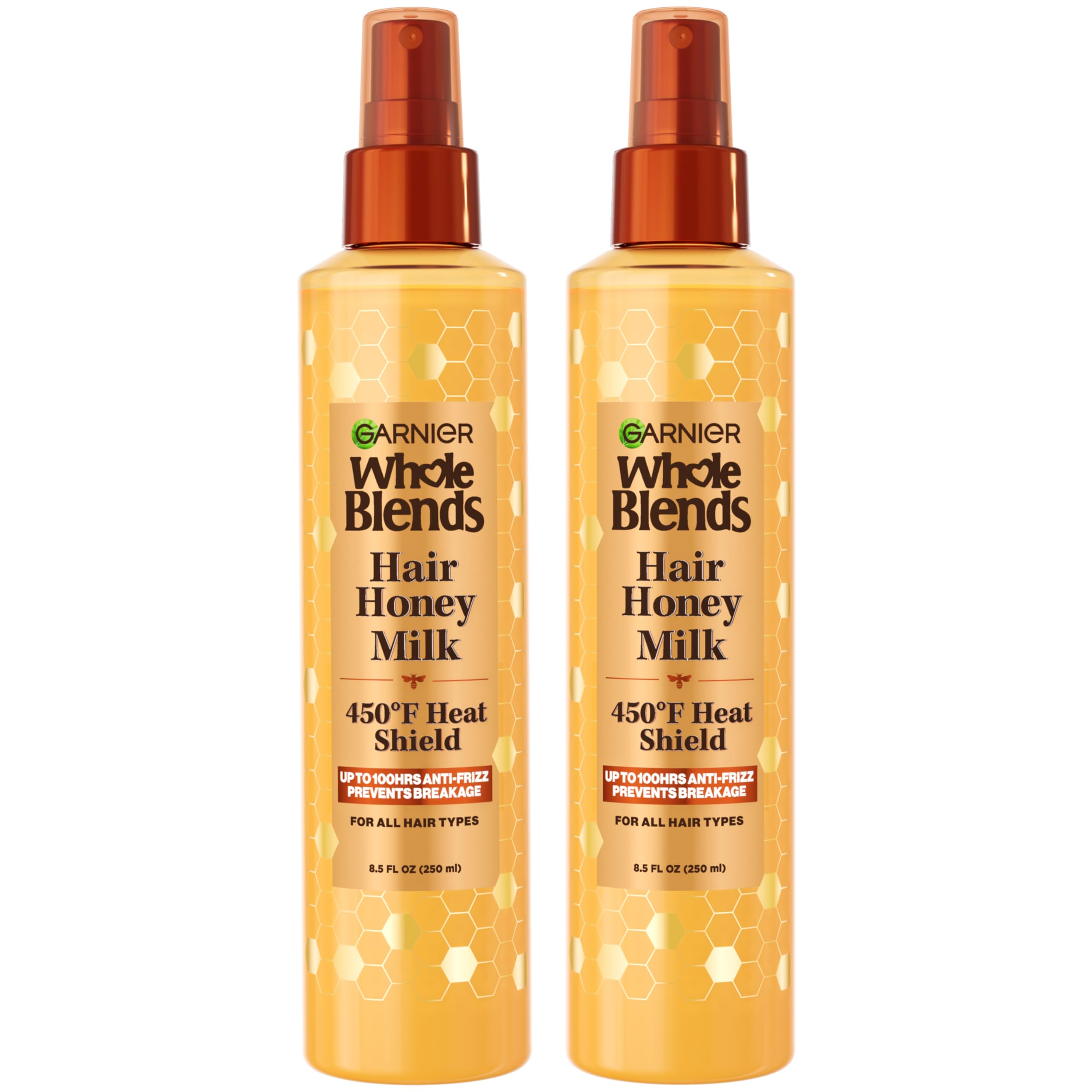 Spray Protector Contra El Calor Garnier Whole Blends Hair Honey Milk - Venta Internacional.