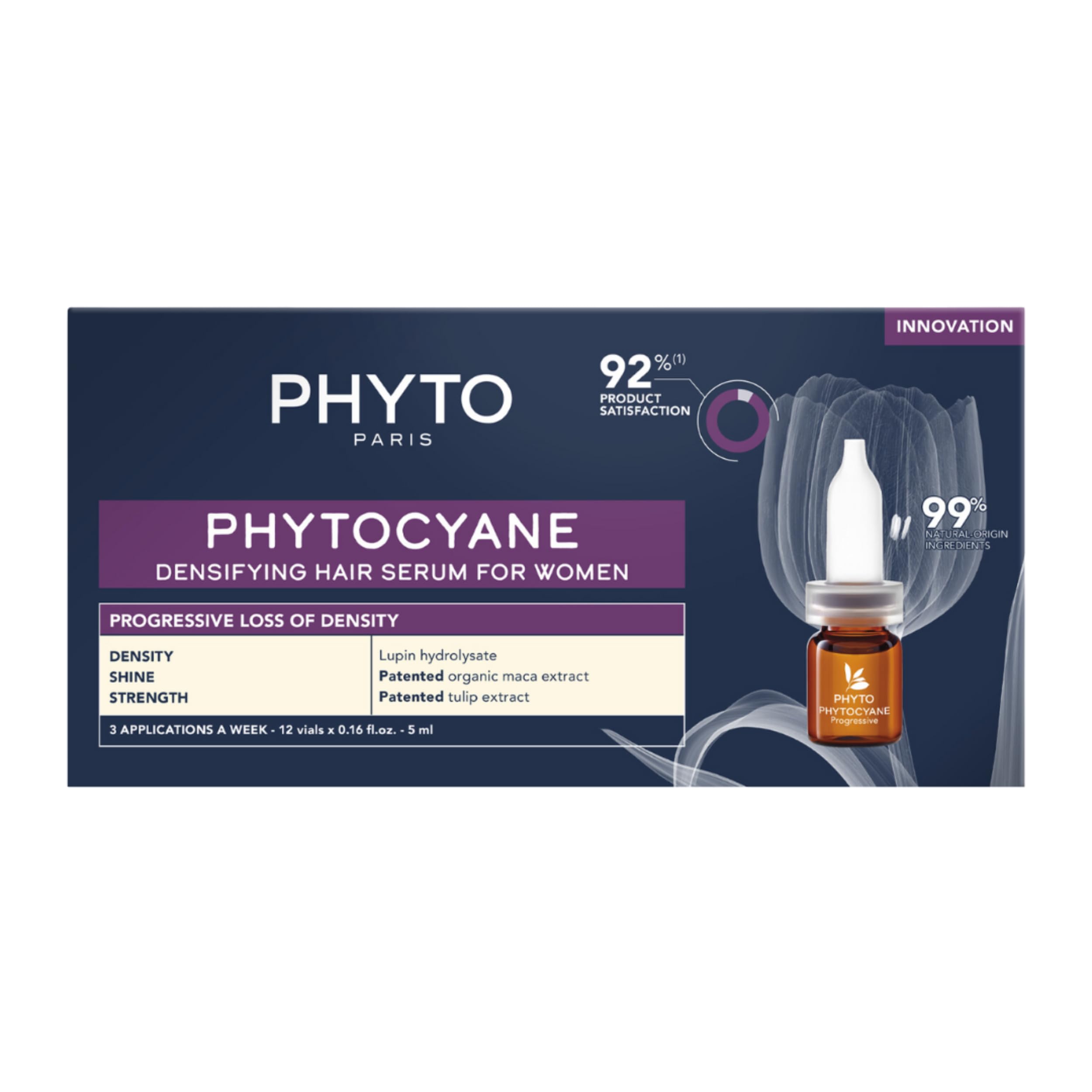 Foto 2 pulgar | Tratamiento Densificante Phytocyane Women 12 Viales X 5 Ml - Venta Internacional.
