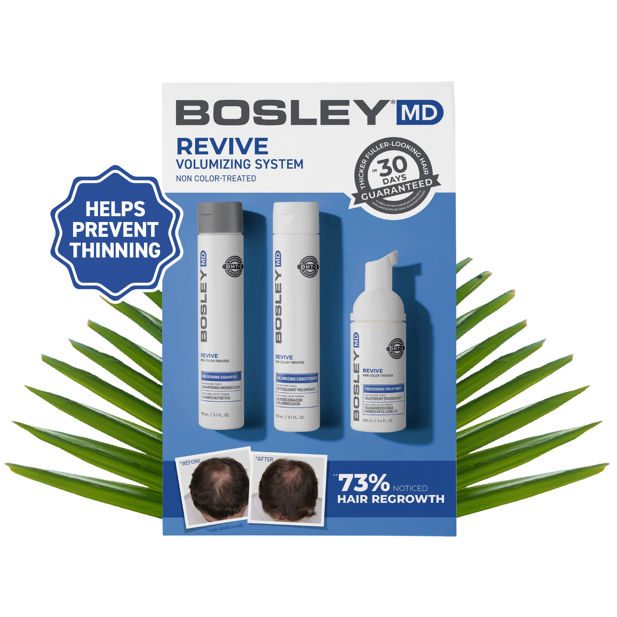 Foto 3 pulgar | Tratamiento Para Adelgazar El Cabello Bosleymd Bosrevive Starter Kit - Venta Internacional.