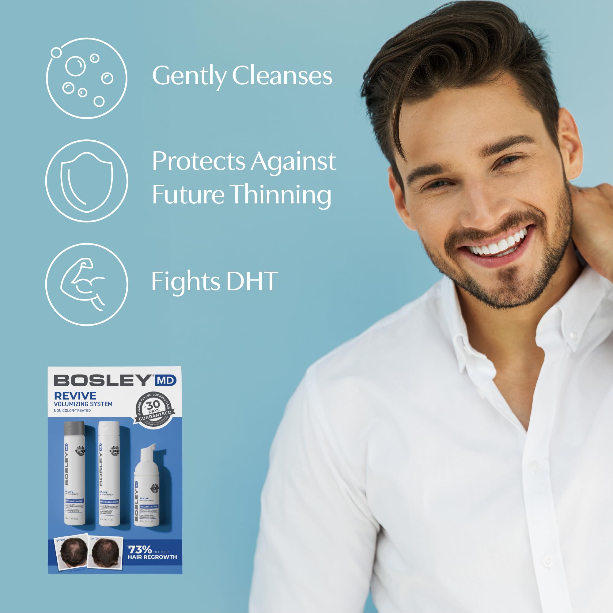 Foto 4 pulgar | Tratamiento Para Adelgazar El Cabello Bosleymd Bosrevive Starter Kit - Venta Internacional.