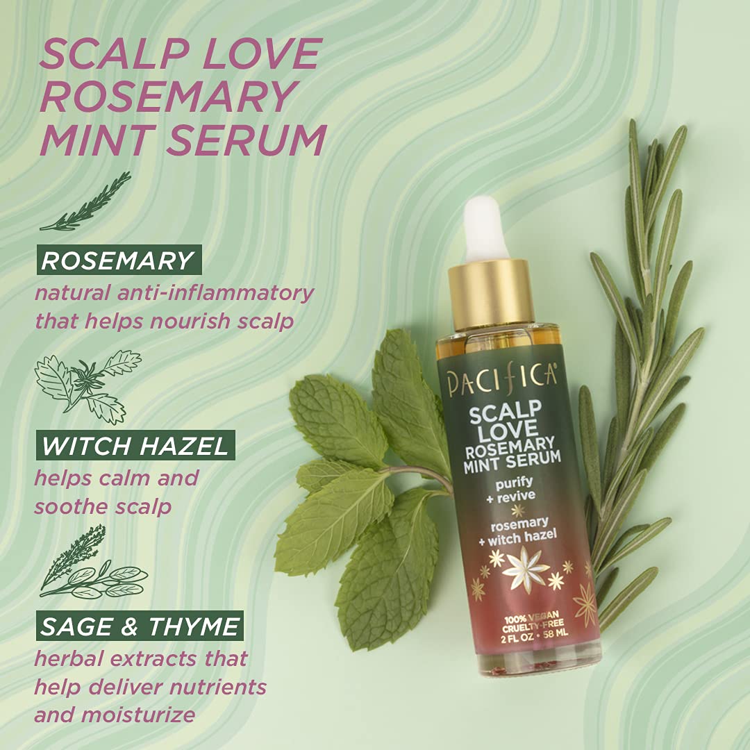 Foto 3 pulgar | Sérum Pacifica Scalp Love Rosemary Mint, 60 Ml, Unisex - Venta Internacional.