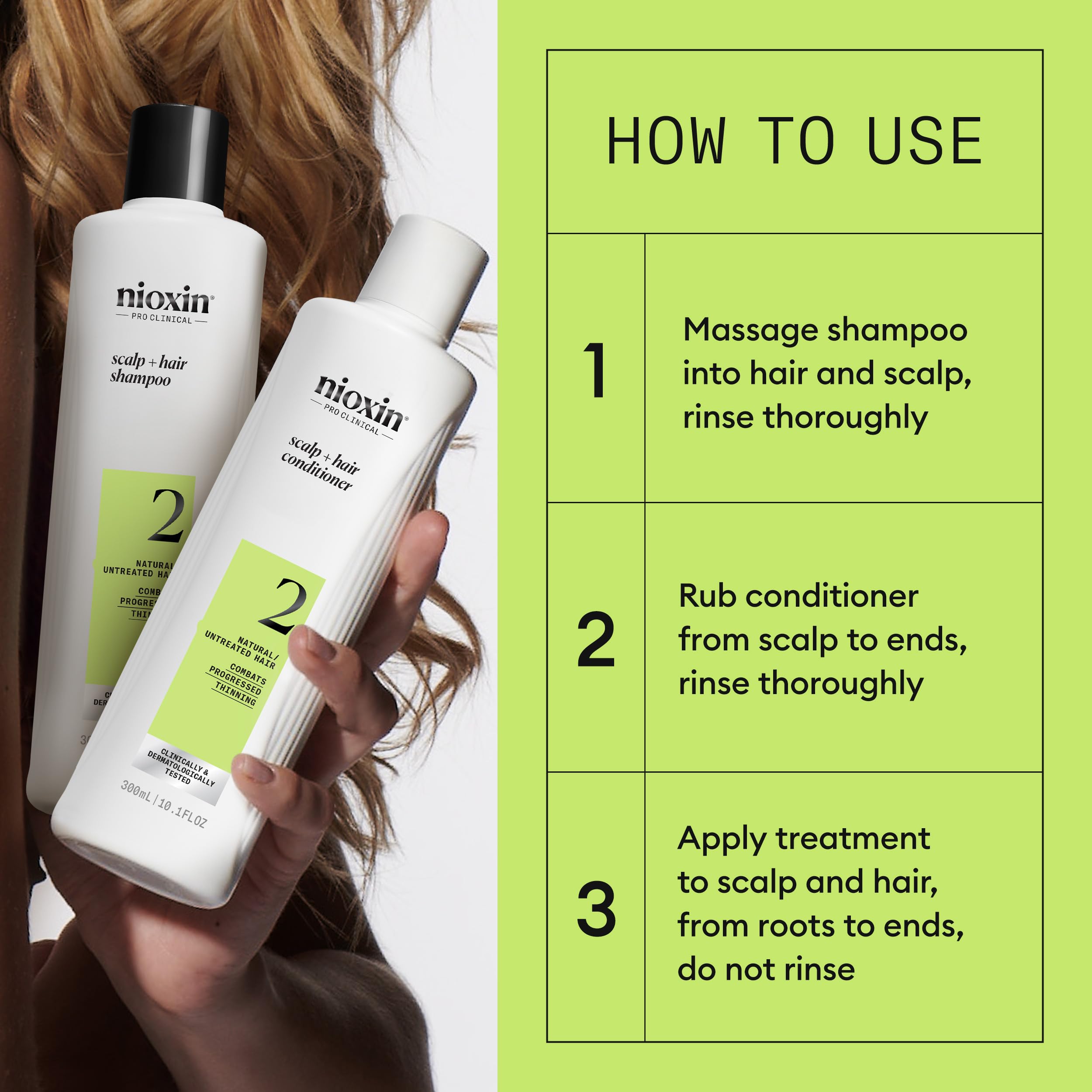 Foto 5 | Kit De Tratamiento Capilar Nioxin System 2 Para Fortalecer Y Engrosar - Venta Internacional.