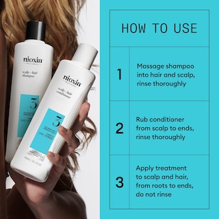 Foto 7 | Sistema De Engrosamiento Capilar Nioxin 3 Para Cabello Teñido O Dañado - Venta Internacional.