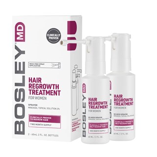 Foto 1 | Tratamiento Para El Crecimiento Del Cabello Bosleymd Minoxidil Para Mujer, 60 Ml, 2 - Venta Internacional.