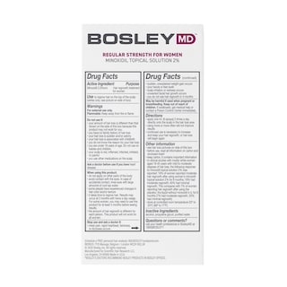 Foto 7 | Tratamiento Para El Crecimiento Del Cabello Bosleymd Minoxidil Para Mujer, 60 Ml, 2 - Venta Internacional.