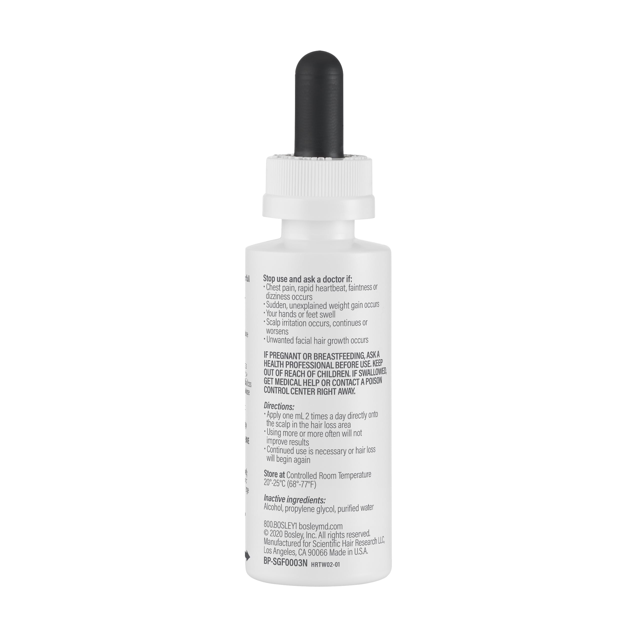 Foto 7 pulgar | Tratamiento Para El Crecimiento Del Cabello Bosleymd Regular Strength, 60 Ml X 2 - Venta Internacional.