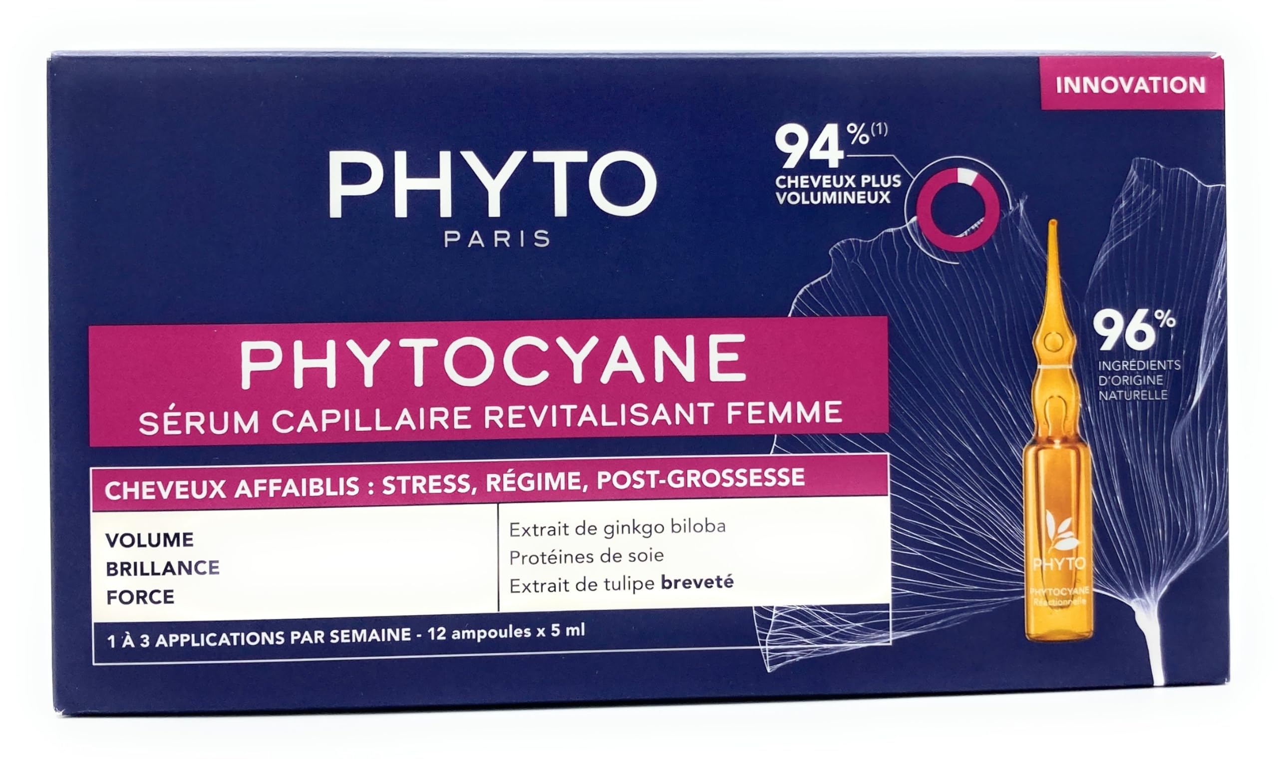 Tratamiento Revitalizante Phytocyane Women Reactional Hair - Venta Internacional.