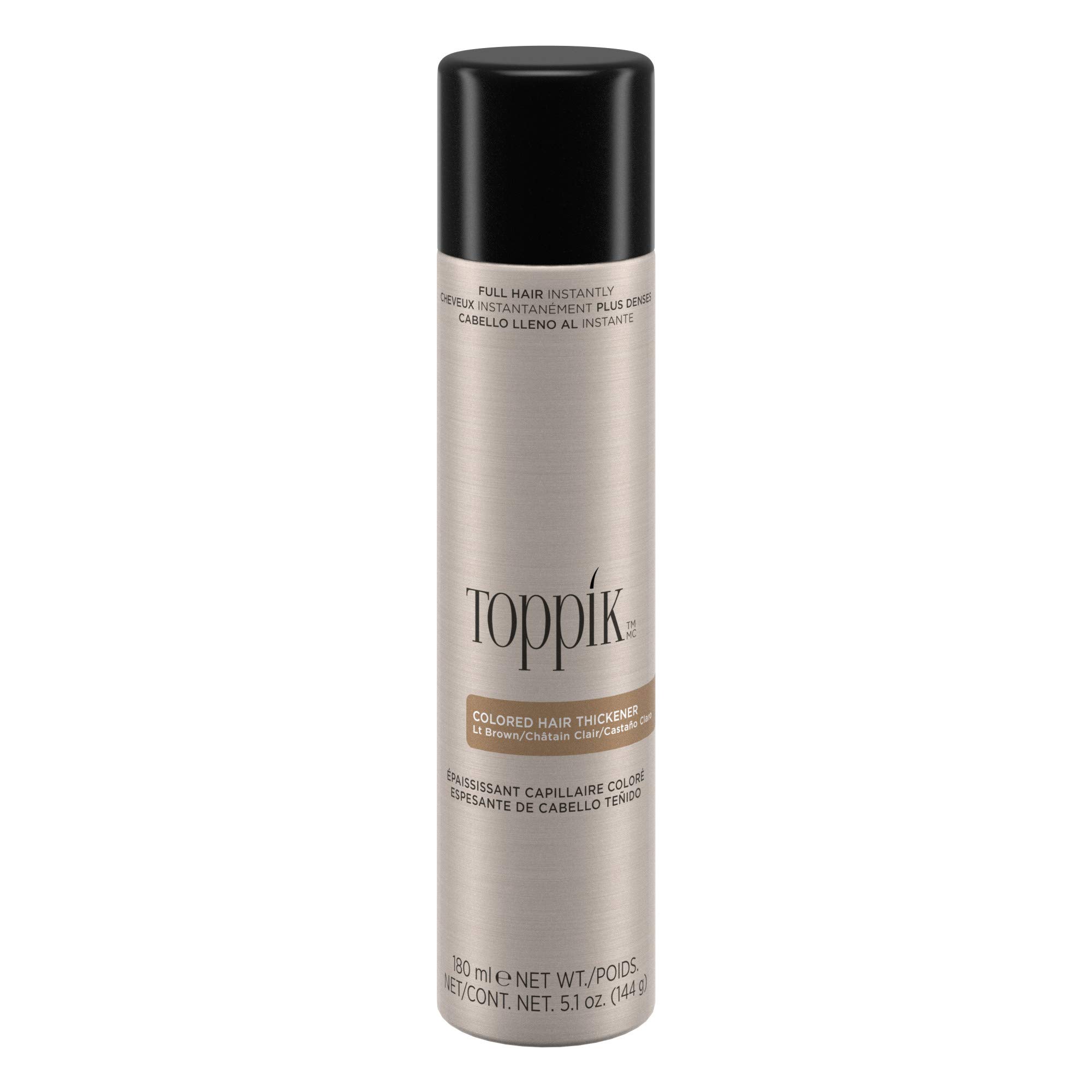 Foto 2 pulgar | Espray Espesante Para Cabello Toppik De Color Marrón Claro, 150 Ml - Venta Internacional.