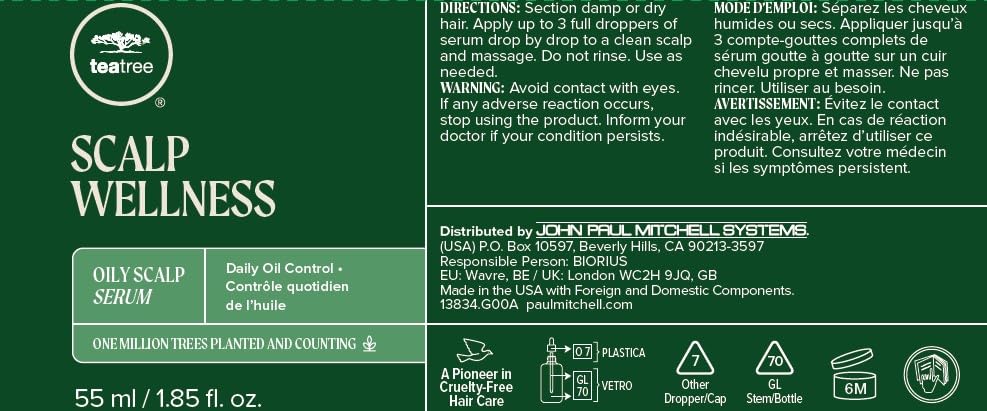 Foto 8 pulgar | Sérum Tea Tree Scalp Wellness Para Cuero Cabelludo Graso, 55 Ml, Control Diario - Venta Internacional.