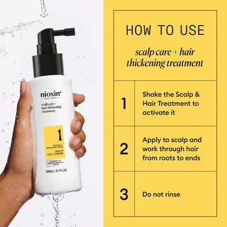 Foto 7 | Leave On Treatment Nioxin Scalp + Hair Thickening System 1 - Venta Internacional.