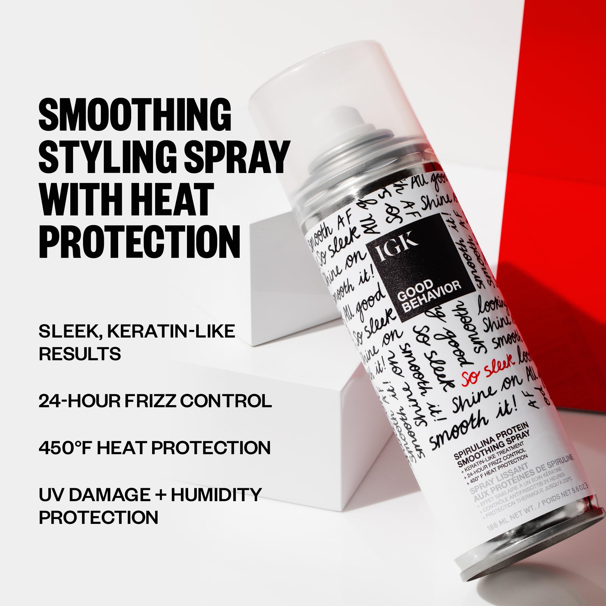 Foto 2 | Spray Suavizante De Proteína De Espirulina Igk Good Behavior 165 Ml - Venta Internacional.