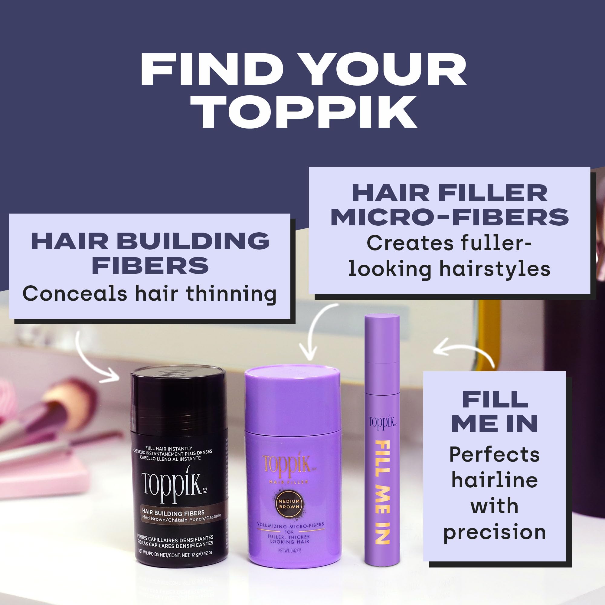 Foto 8 pulgar | Hairline Filler Toppik Fill Me In Hair Color Root Touchup - Venta Internacional.