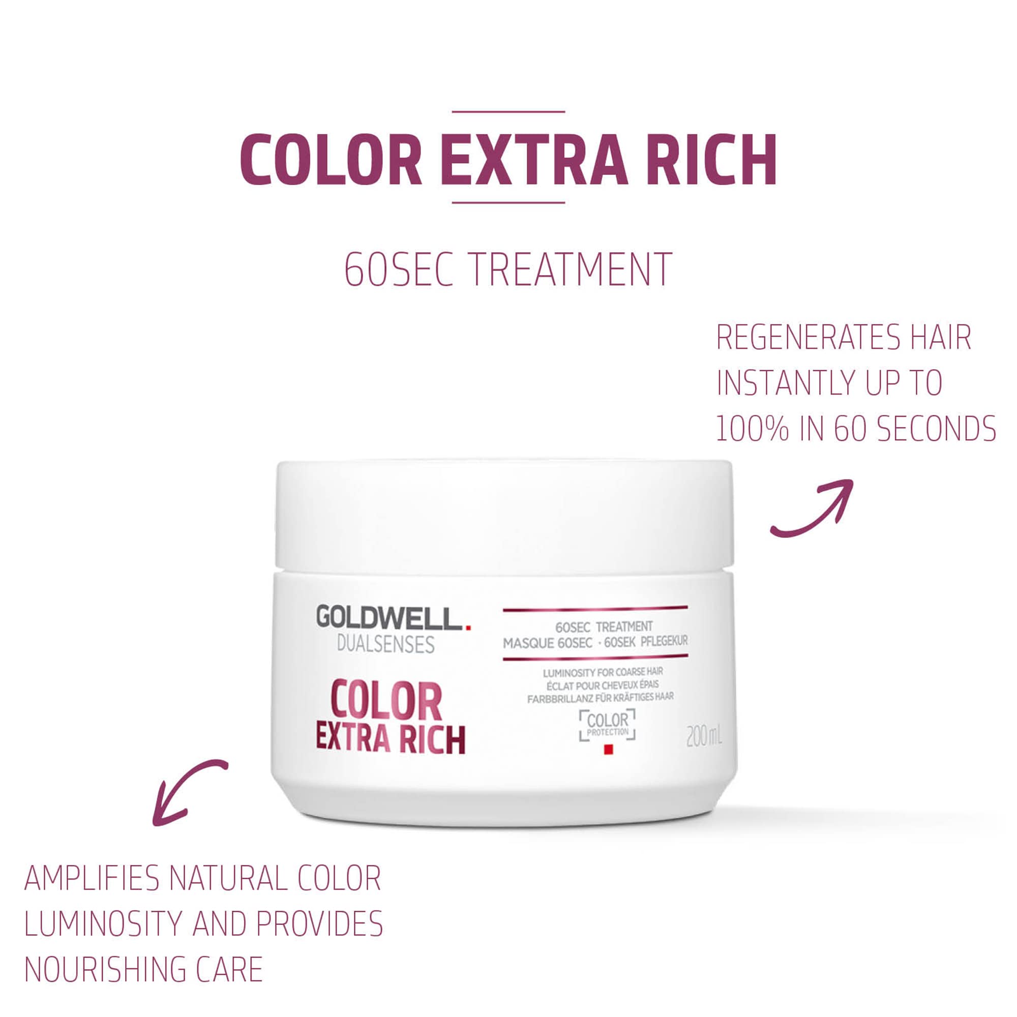Foto 3 pulgar | Tratamiento Goldwell Dualsenses Color Extra Rich, 60 Segundos, 200 Ml - Venta Internacional.