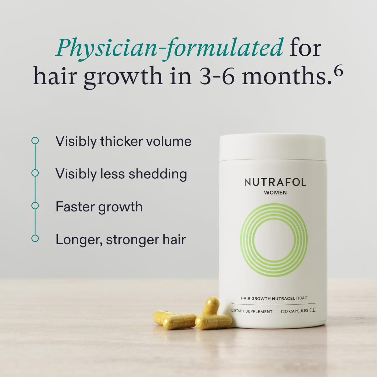 Foto 3 pulgar | Suplementos Para El Crecimiento Del Cabello Nutrafol Women 18-44 - 1 Mes - Venta Internacional.