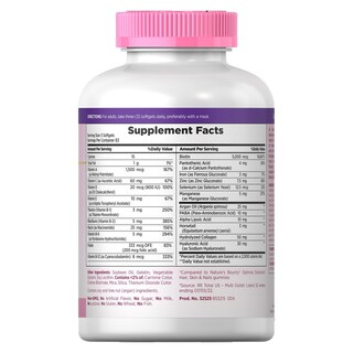 Foto 4 | Suplemento Nature's Bounty Cabello Piel y Uñas 250 U. con Biotina Softgels Capsula Blanda