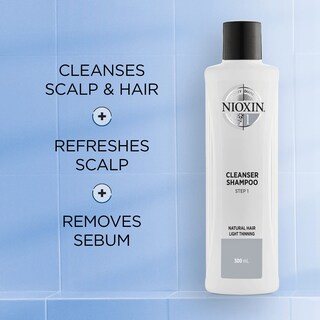 Foto 2 | Shampoo Nioxin System 1, Limpiador Para Cabello Natural, 1 Litro - Venta Internacional.
