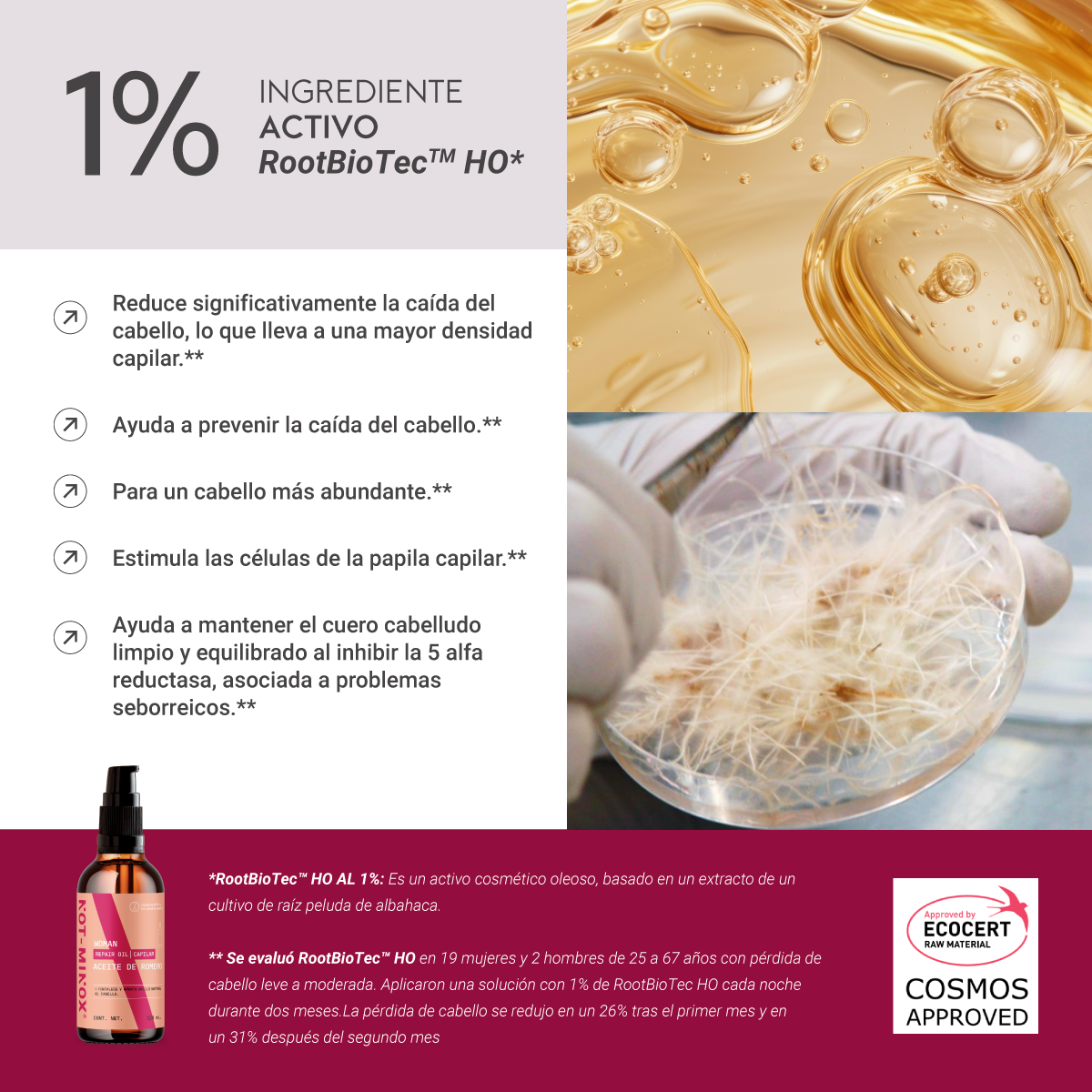 Foto 5 pulgar | Not-minox Aceite De Romero 120 Ml Aceite Para Cabello
