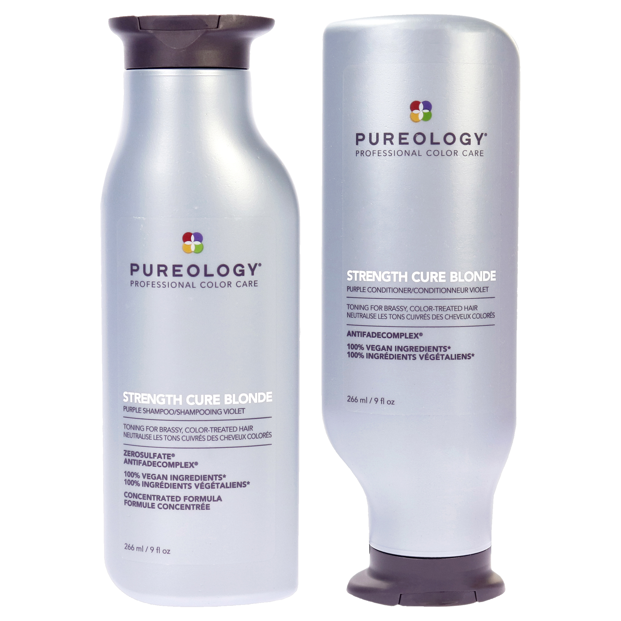 Kit De Cuidado Capilar Pureology Strength Cure Shampoo + Acondicionador - Venta Internacional.