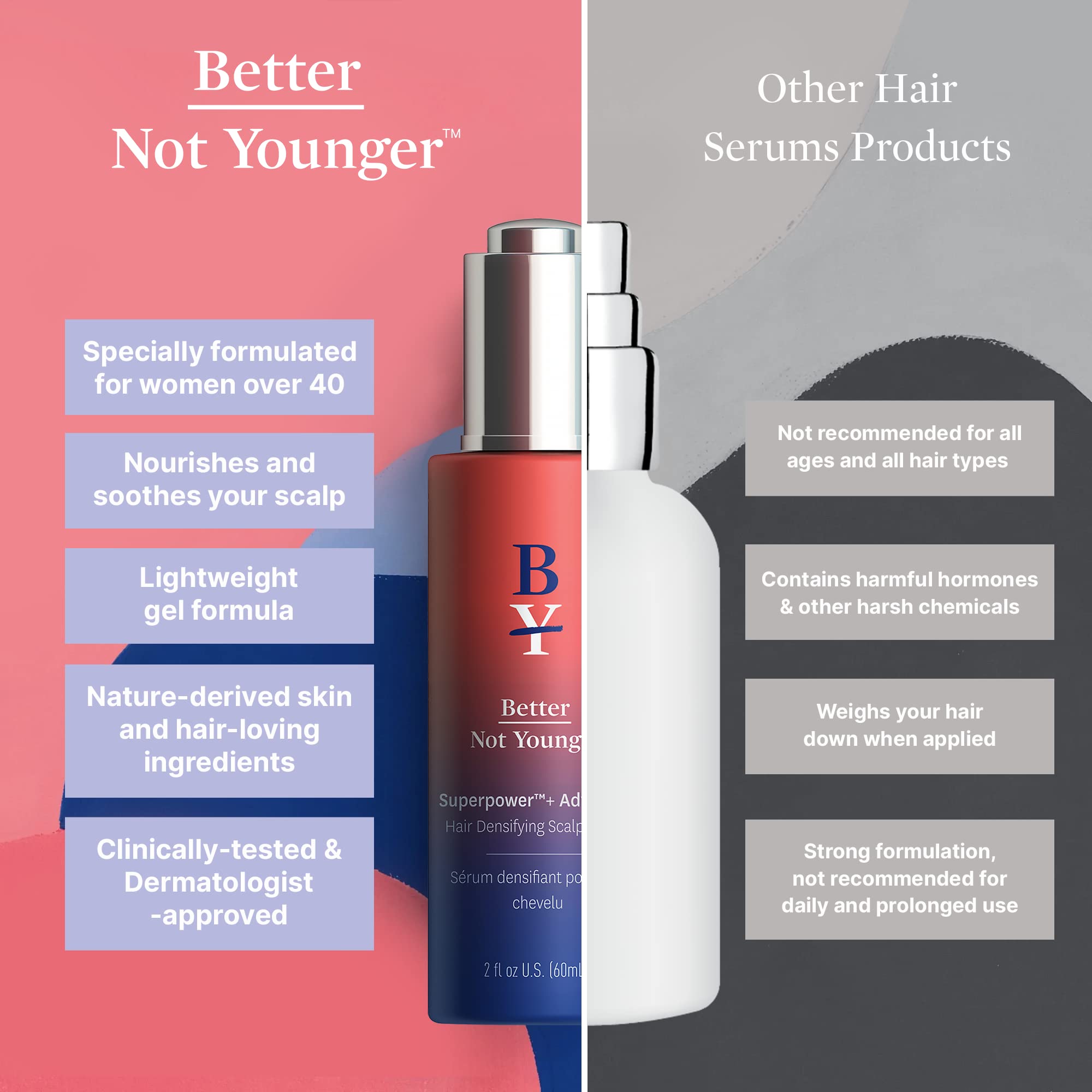 Foto 6 pulgar | Sérum Densificador Capilar Better Not Younger Superpower 60 Ml - Venta Internacional.
