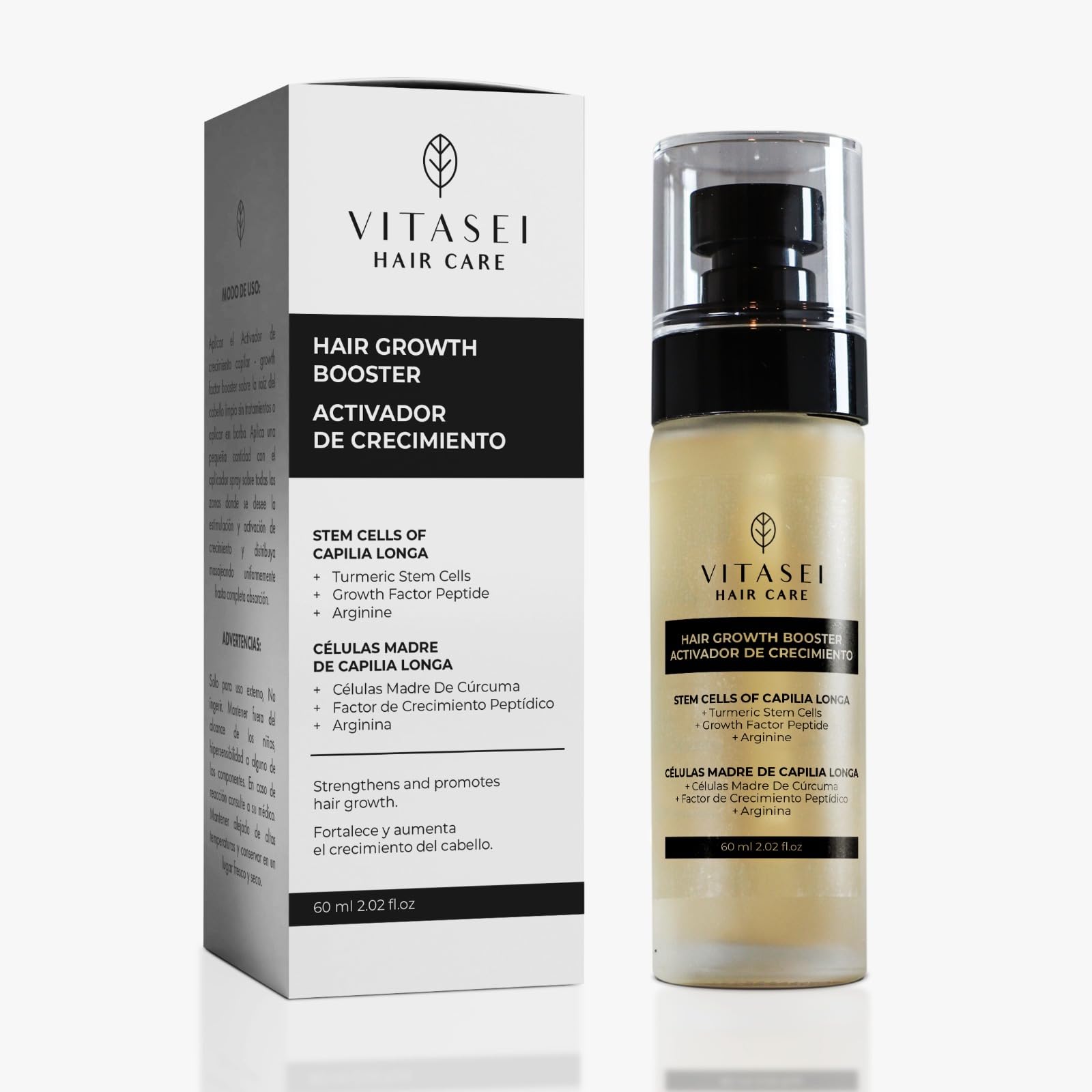 Foto 2 pulgar | Sérum Estimulador Del Crecimiento Del Cabello Vitasei Hair Booster 60 Ml - Venta Internacional.