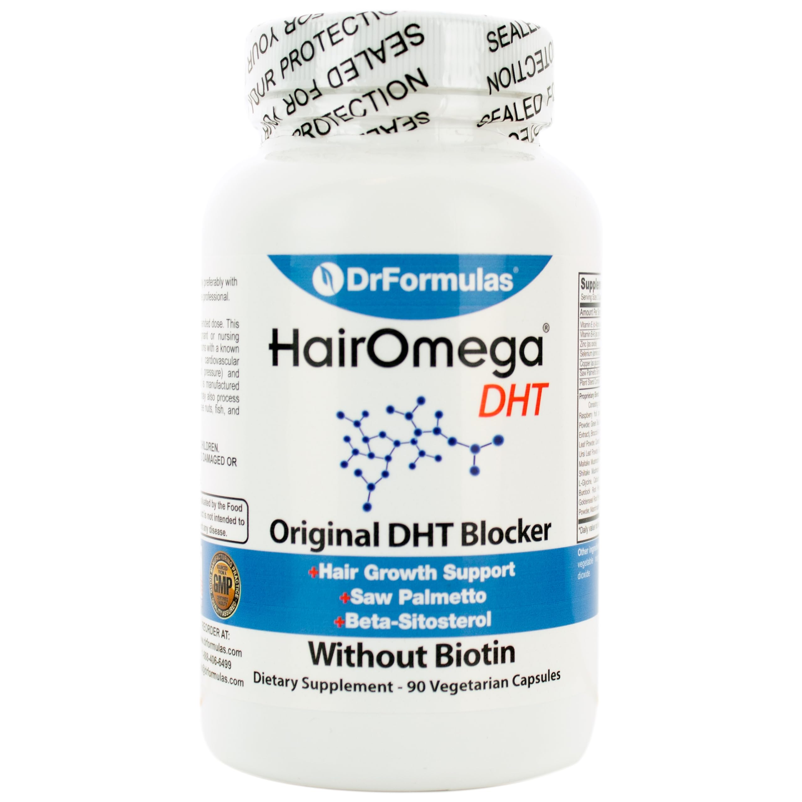 Foto 2 pulgar | Suplemento Para El Crecimiento Del Cabello Drformulas Dht Blocker 90 Cápsulas - Venta Internacional.