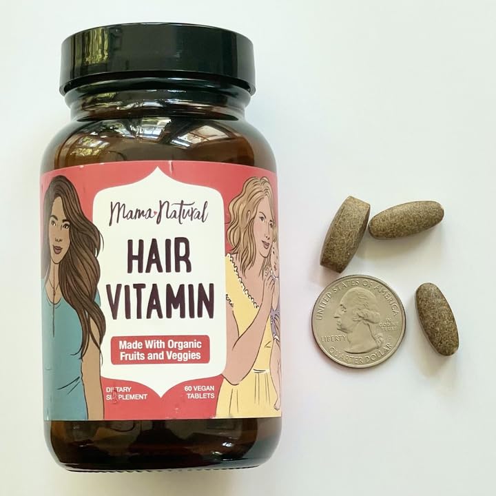 Foto 8 pulgar | Vitaminas Para El Crecimiento Del Cabello Mama Natural, 30 Porciones, Veganas - Venta Internacional.