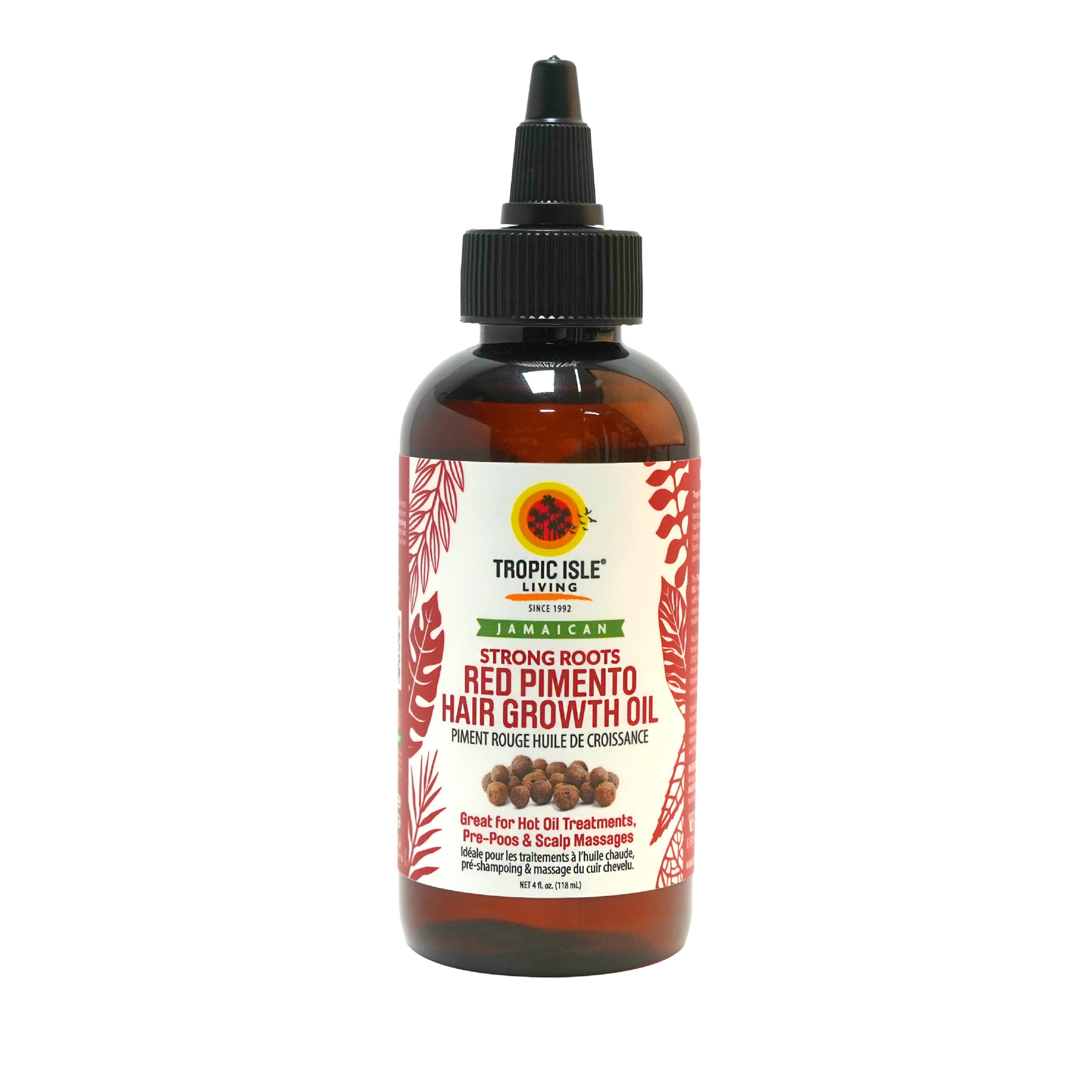 Foto 7 | Aceite Para El Crecimiento Del Cabello Tropic Isle Living Strong Roots Red Pimento - Venta Internacional.