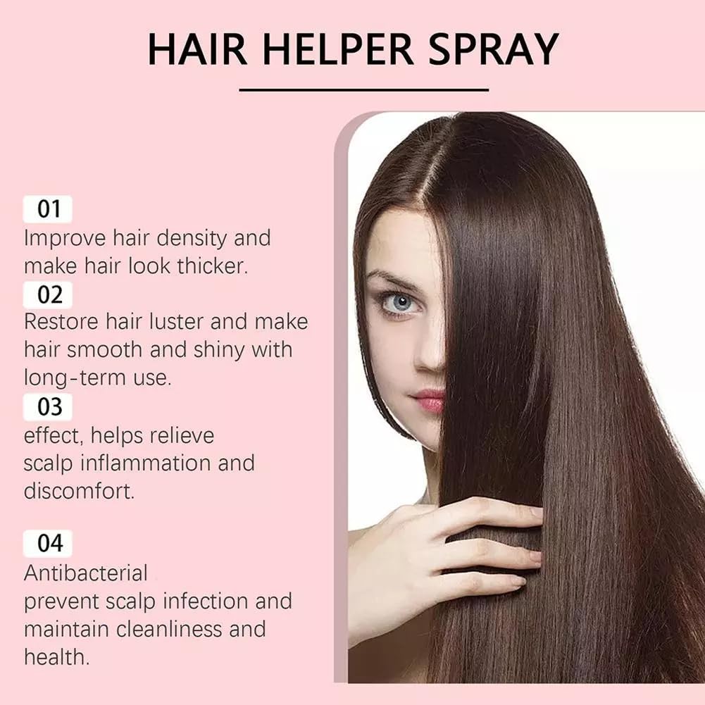 Foto 6 pulgar | Spray Hair Helper Con Biotina Y Cafeína Para Cabello Delgado - Venta Internacional.