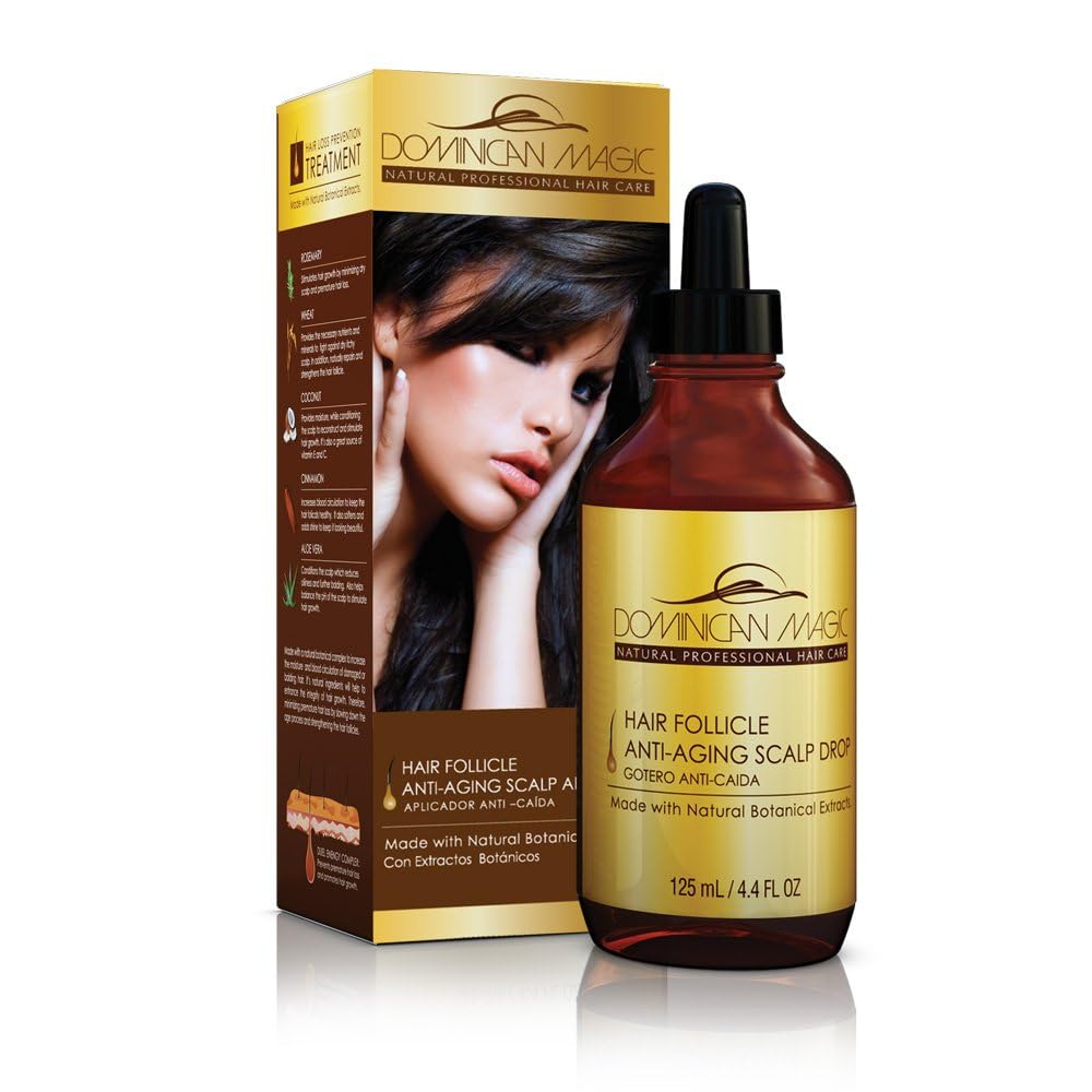 Foto 2 pulgar | Tónico Para El Cabello Dominican Magic Anti-edad En Gota Para El Cuero Cabelludo 130 Ml - Venta Internacional.