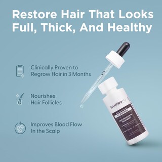 Foto 3 | Sérum Para El Crecimiento Del Cabello Shapiro Md Minoxidil 5% Tópico Durante 2 Meses - Venta Internacional.