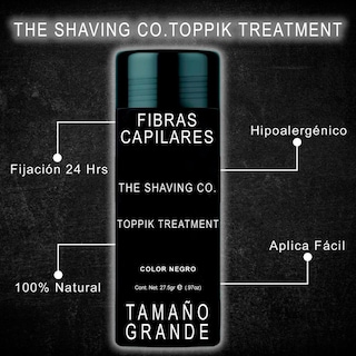 Foto 7 | Kit de 2 Fibras Capilares The Shaving Co Toppik Treatment Negro